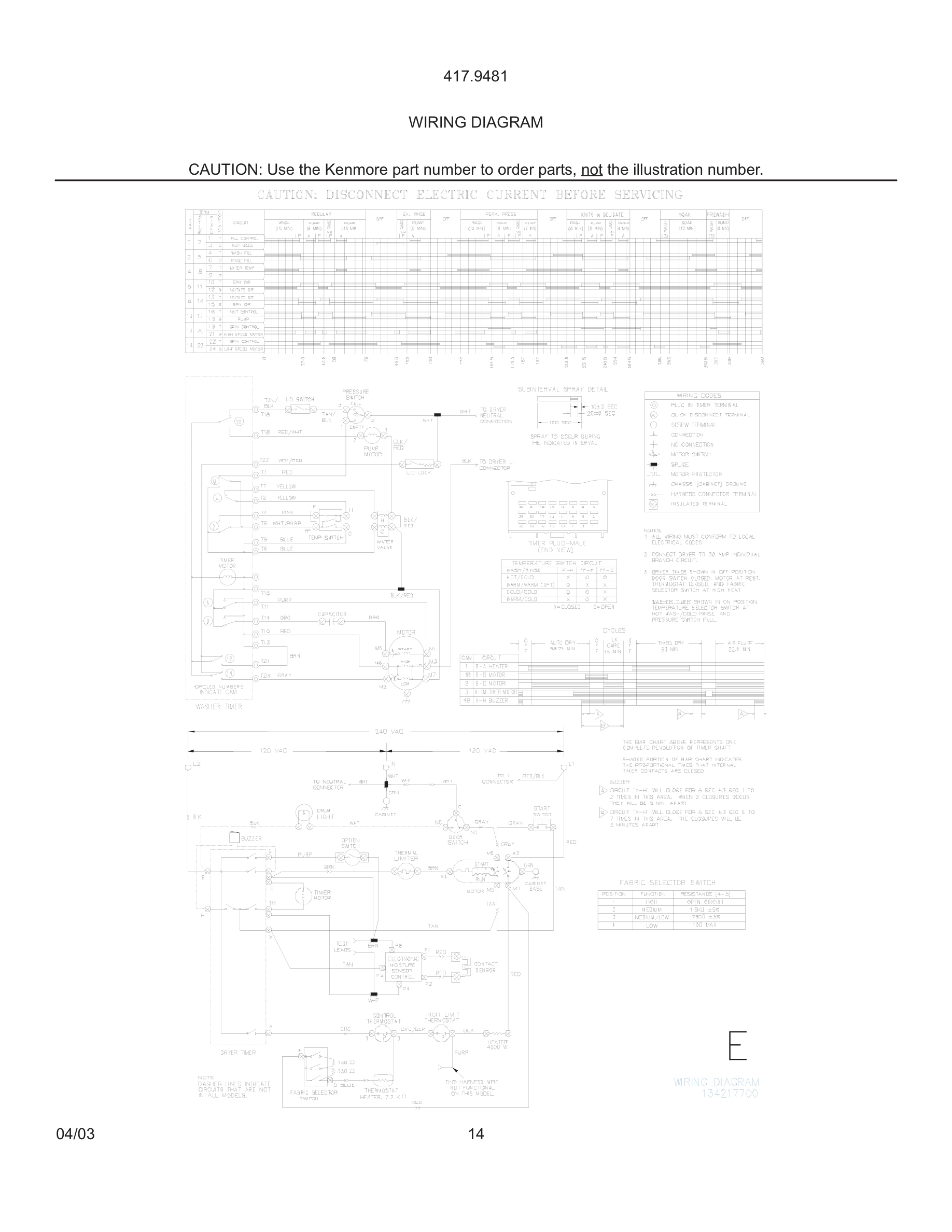14 - WIRING DIAGRAM