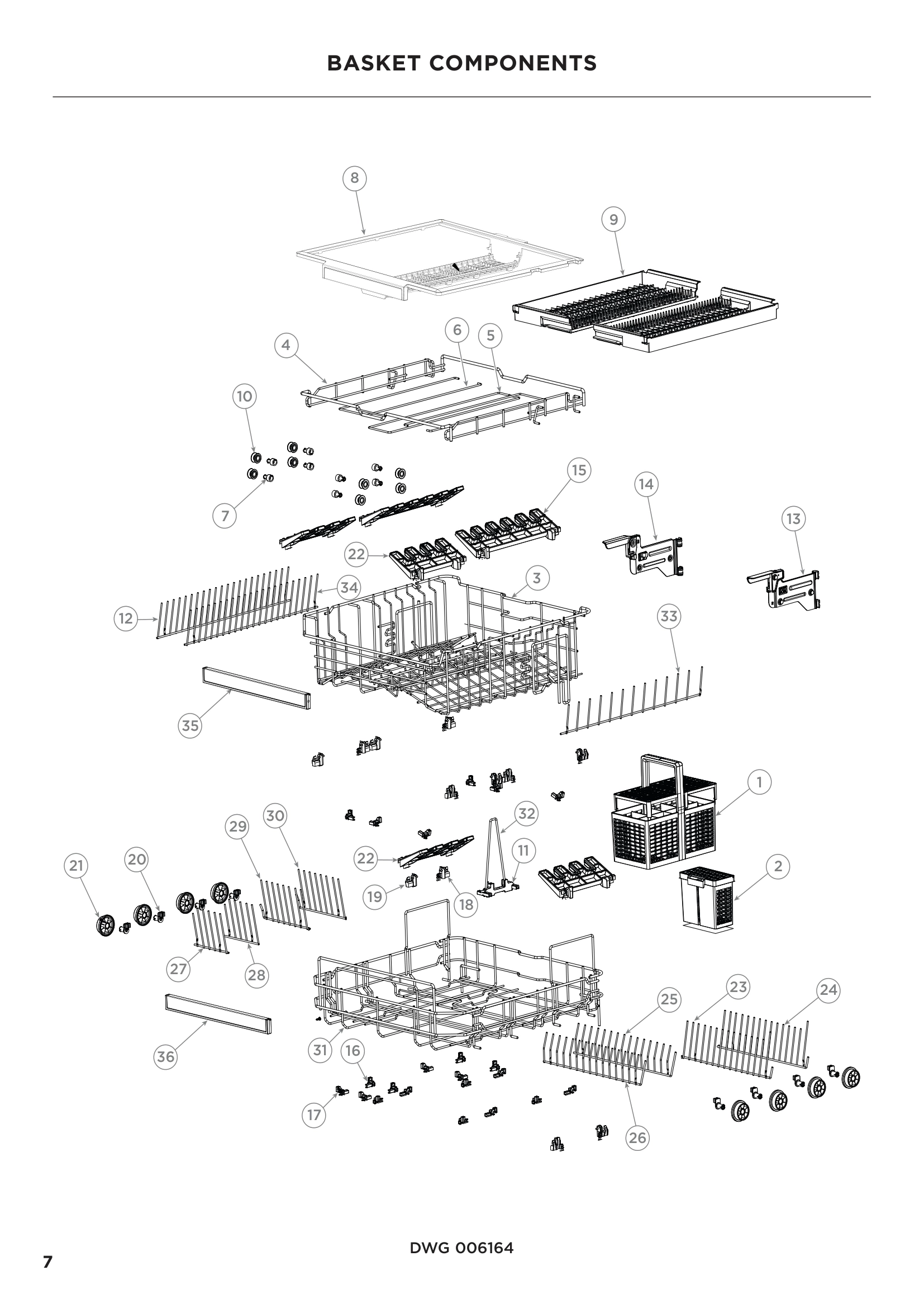BASKET COMPONENTS