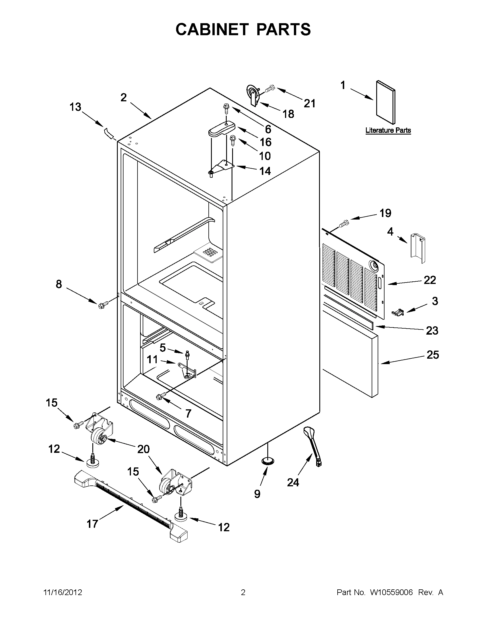 01 - CABINET PARTS