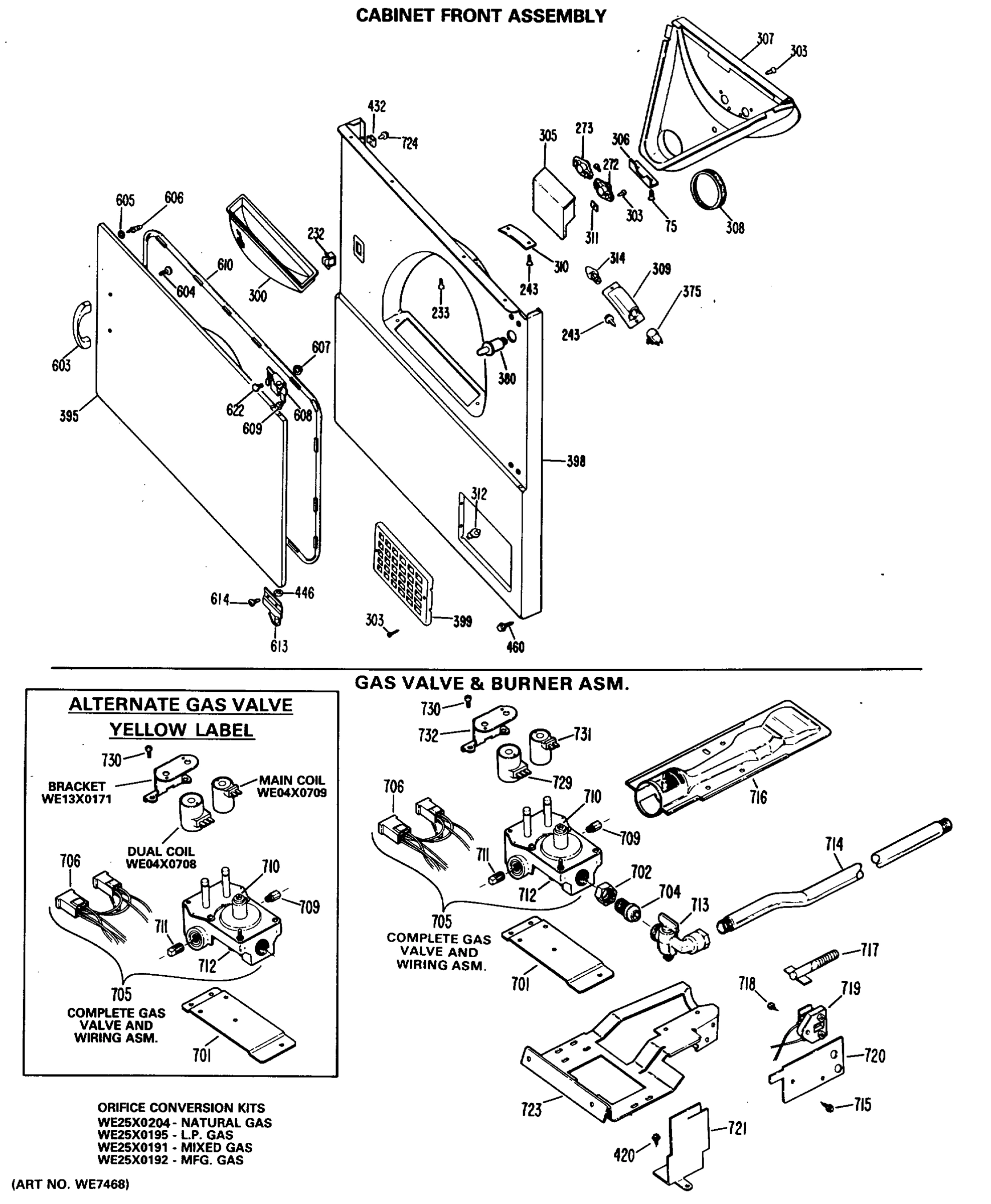 CABINET FRONT ASSEMBLY