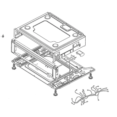 DG94-01264A Samsung Pedestal Assembly