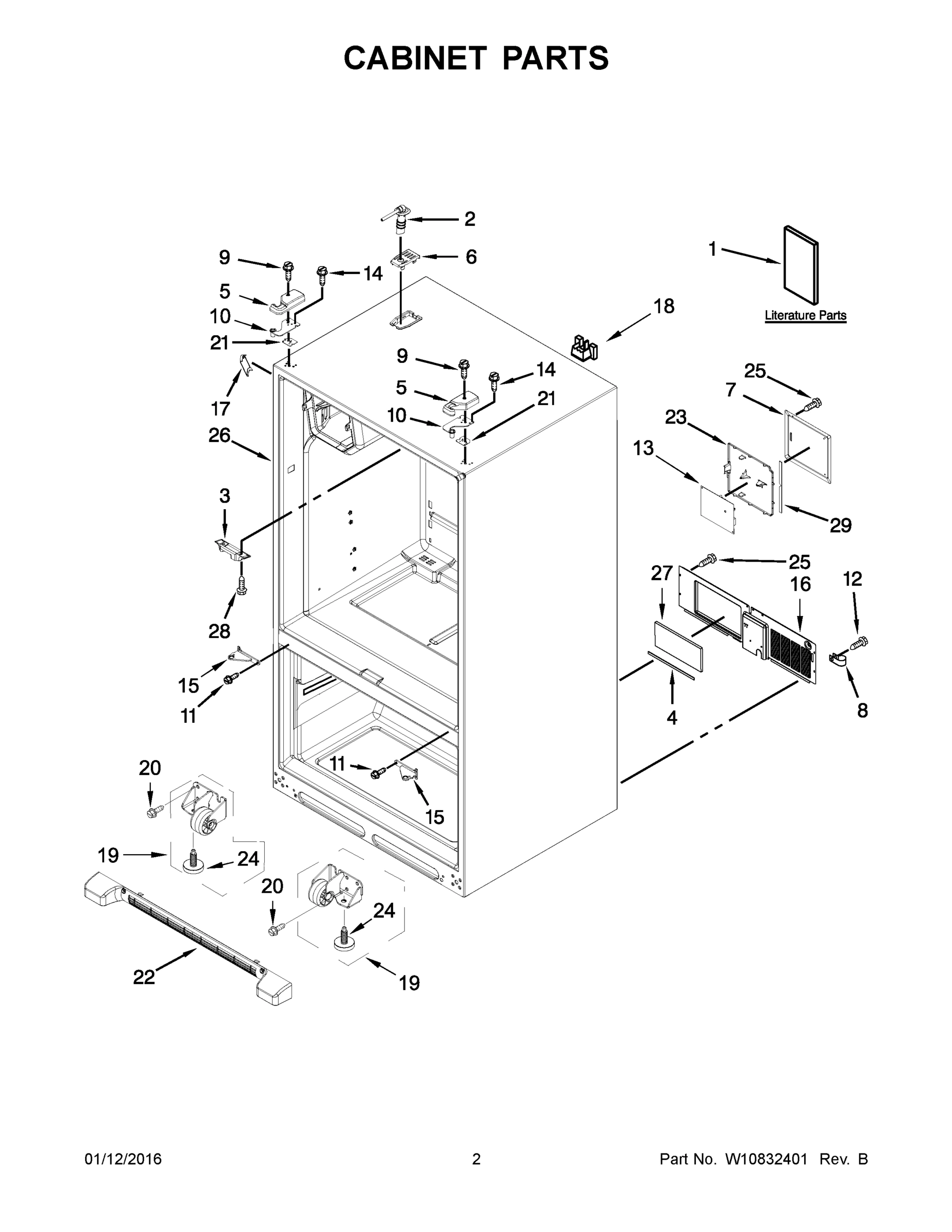 02 - CABINET PARTS