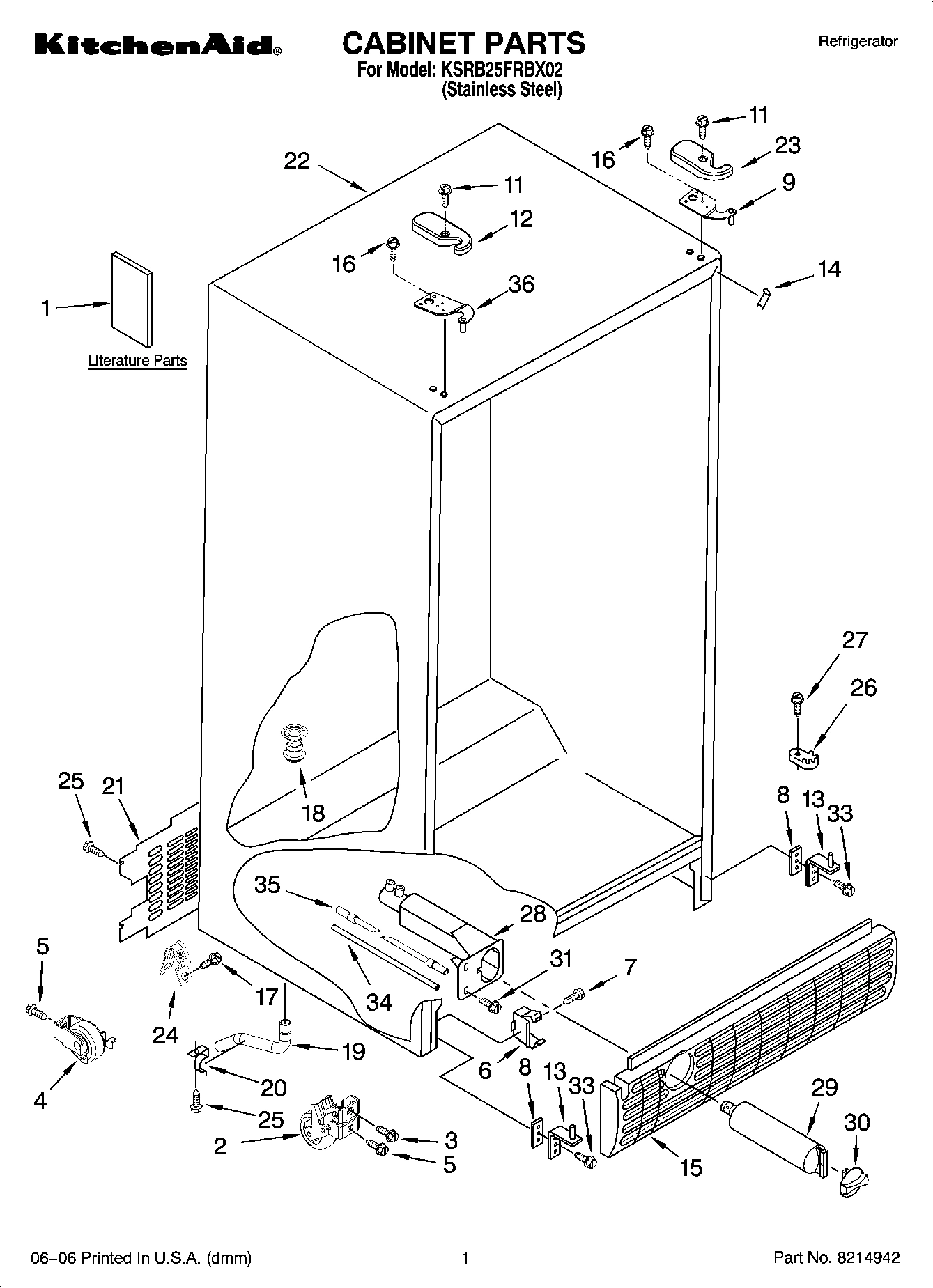 01 - CABINET PARTS
