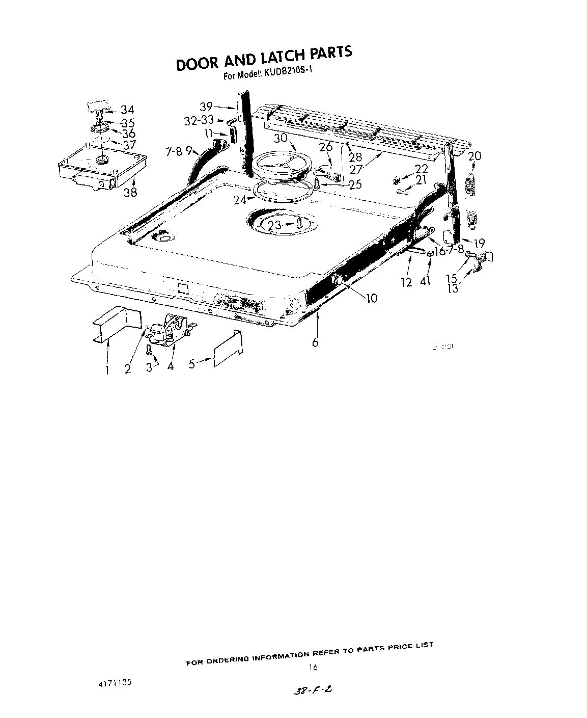 13 - DOOR AND LATCH