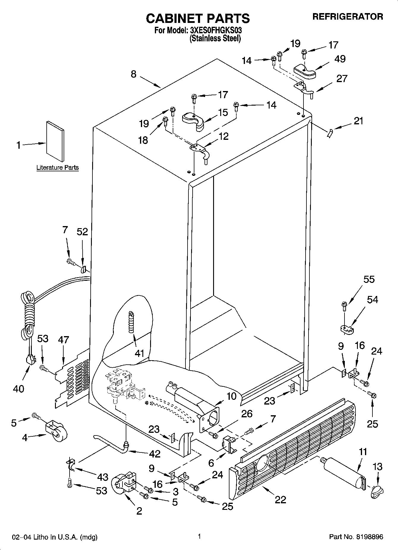01 - CABINET PARTS