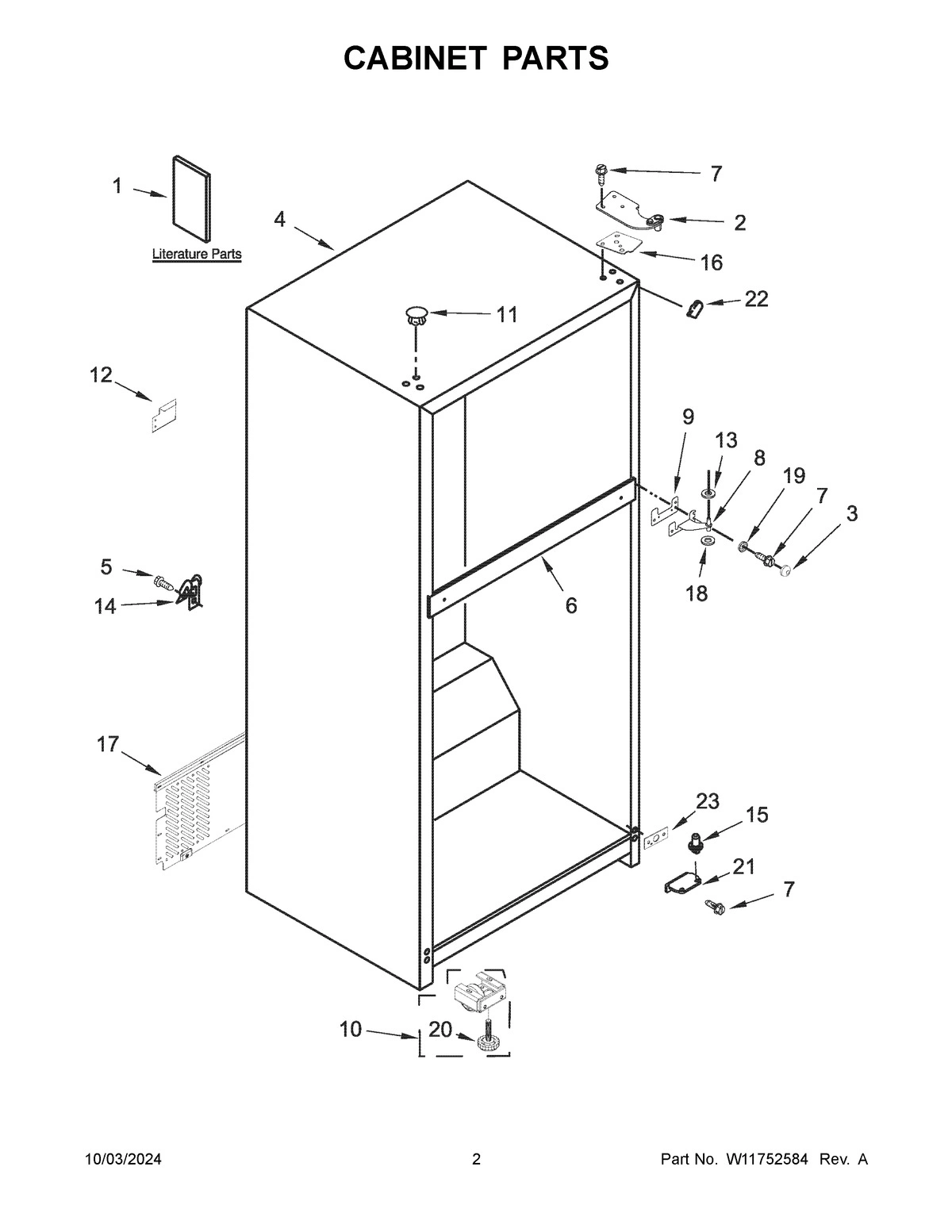 02 - CABINET PARTS