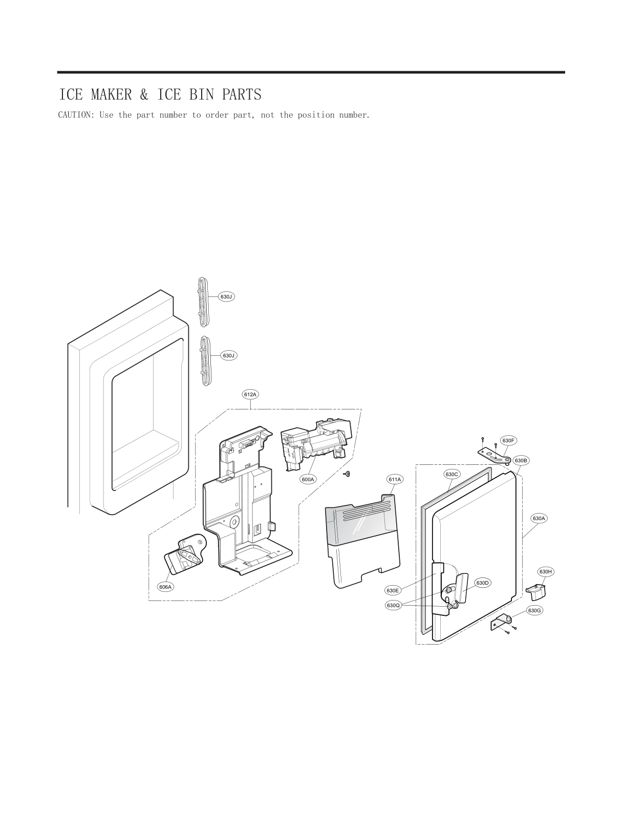 ICEMAKER & ICE BIN PARTS