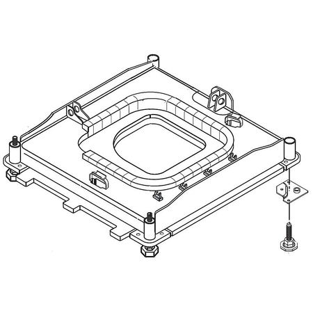 3041ER0001U LG Cabinet Base Assembly