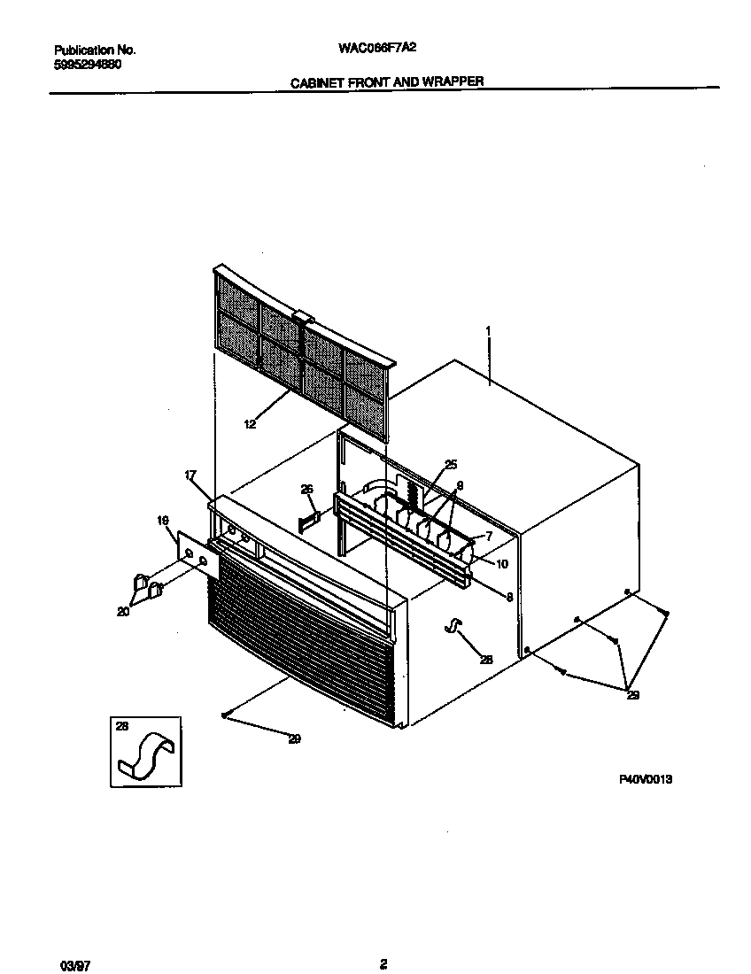02 - CABINET FRONT AND WRAPPER