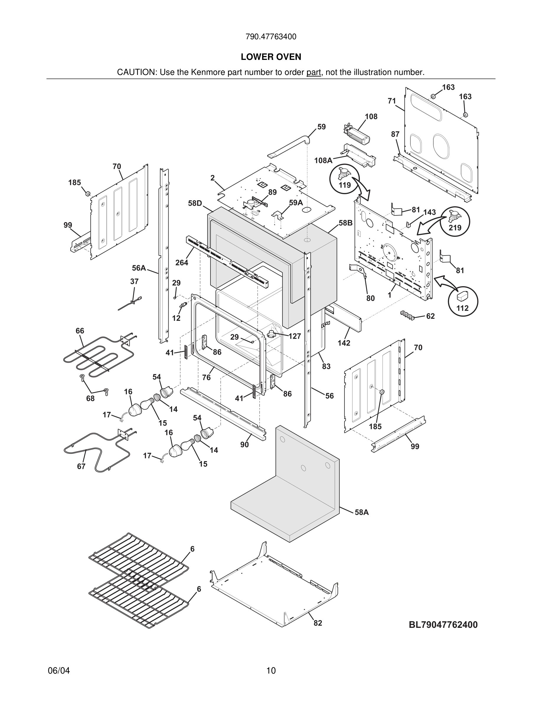 11 - LOWER OVEN