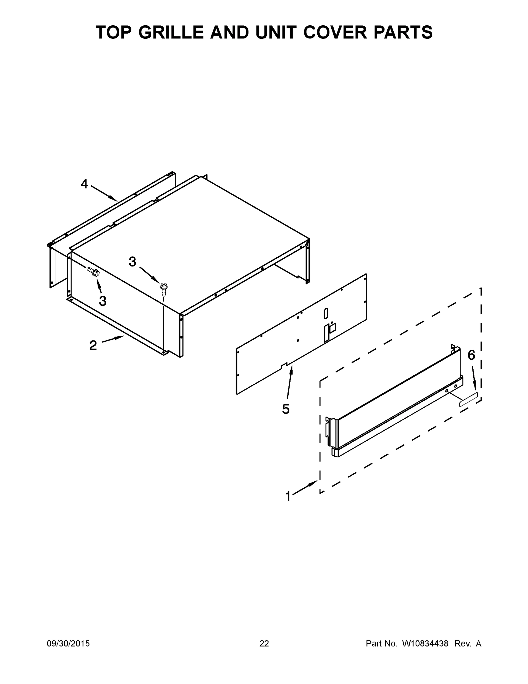 12 - TOP GRILLE AND UNIT COVER PARTS