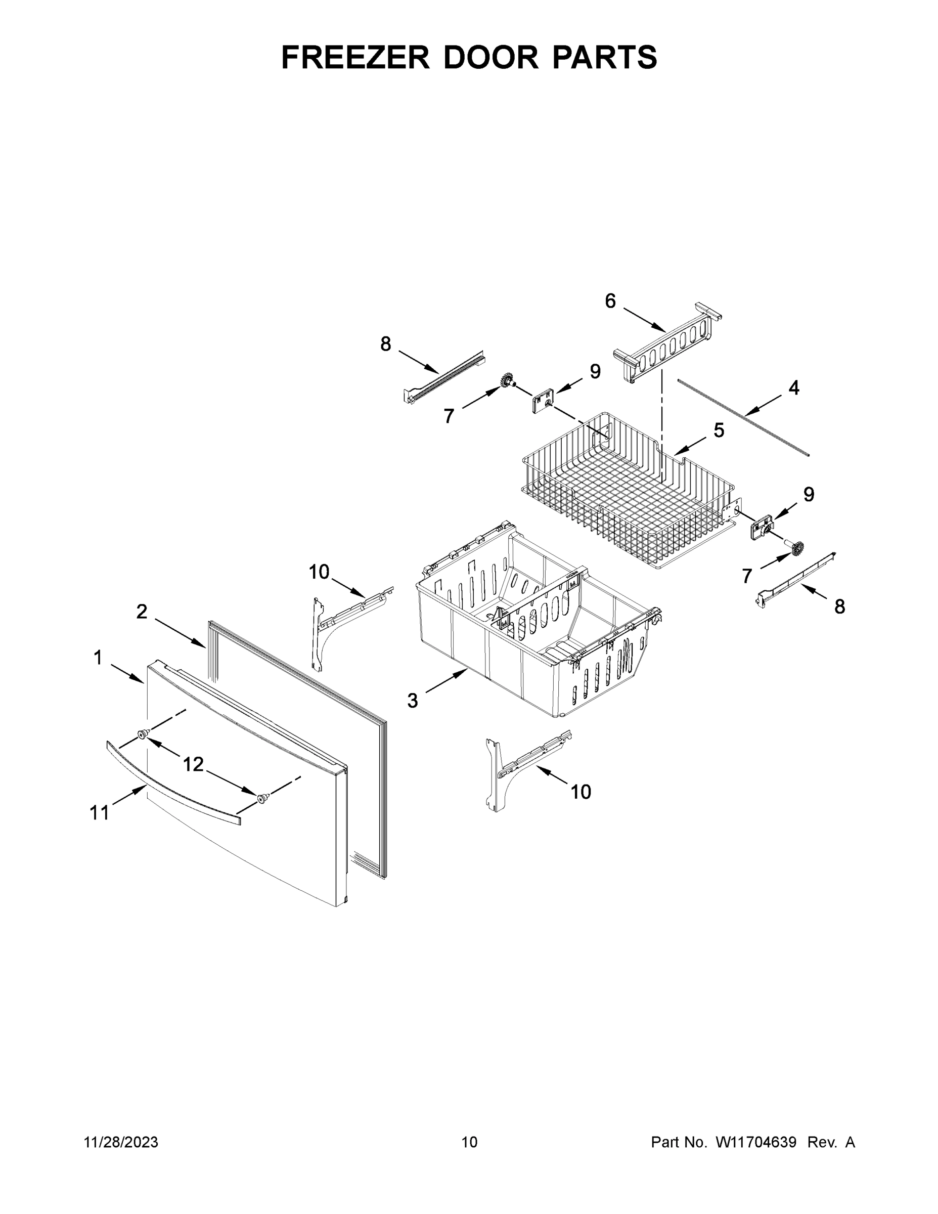 06 - FREEZER DOOR PARTS