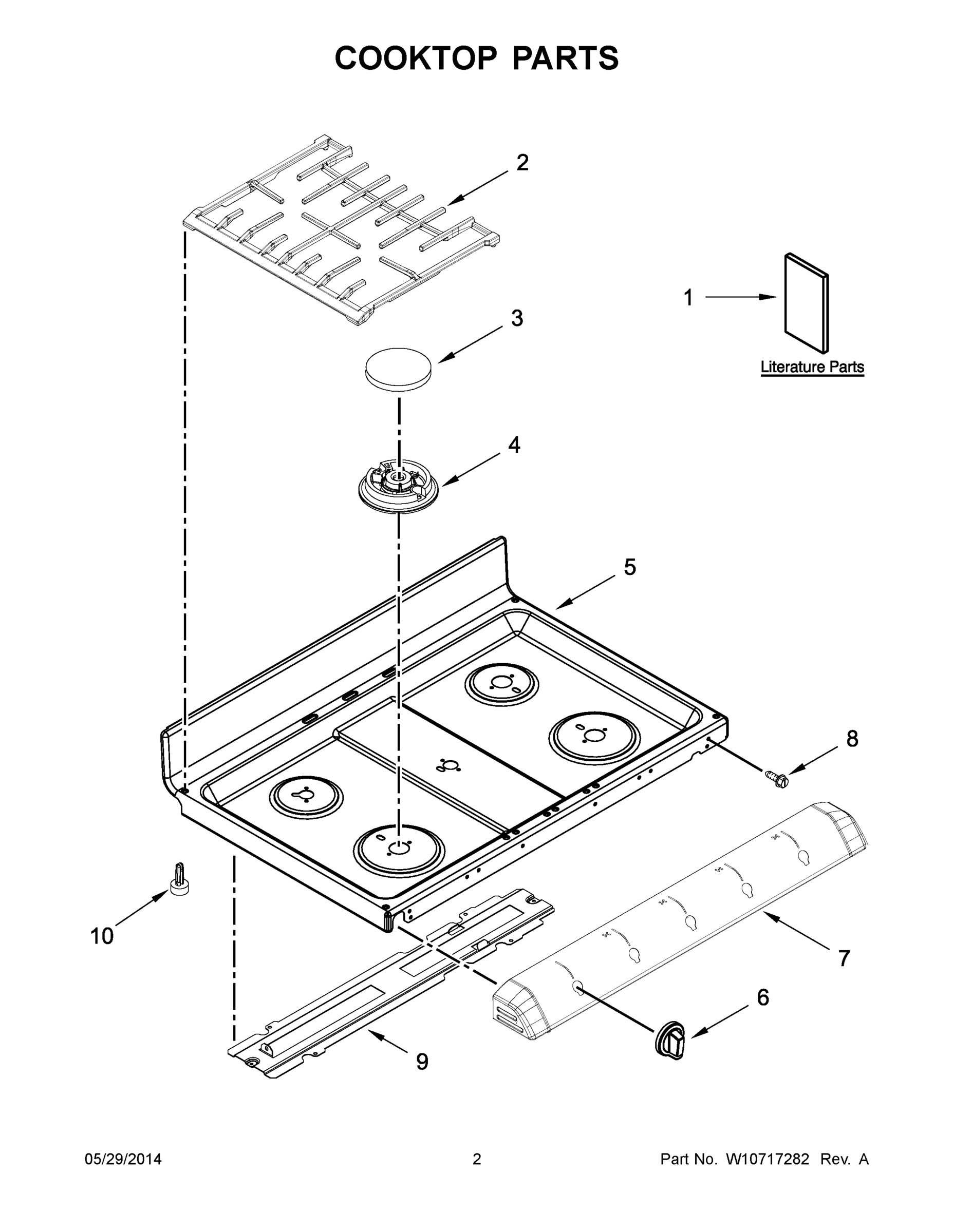 02 - COOKTOP PARTS