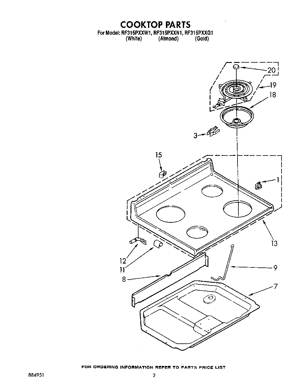 02 - COOKTOP, LIT/OPTIONAL