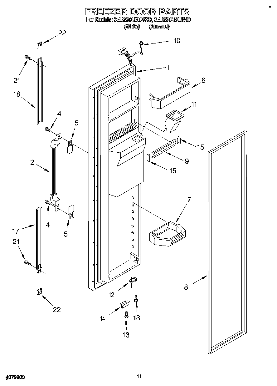 07 - FREEZER DOOR