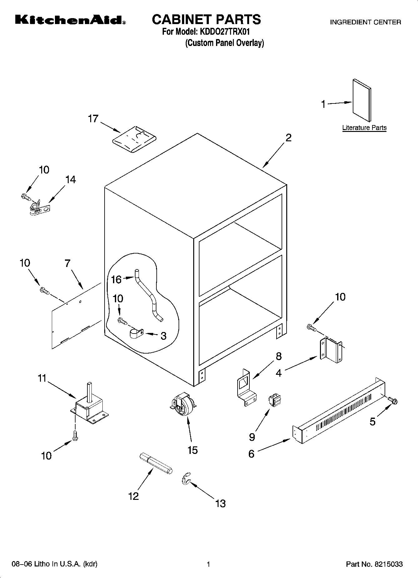 01 - CABINET PARTS