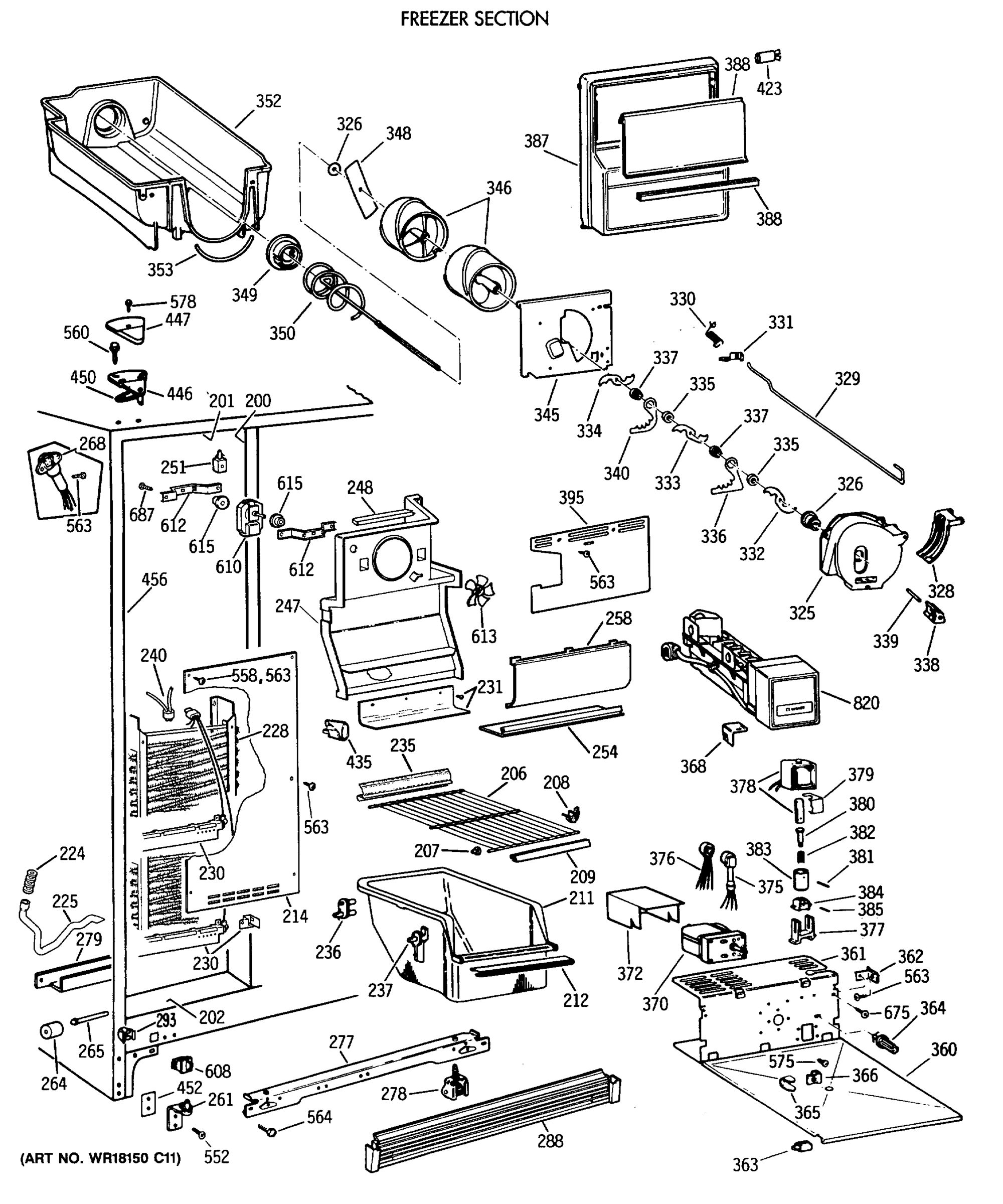 FREEZER SECTION