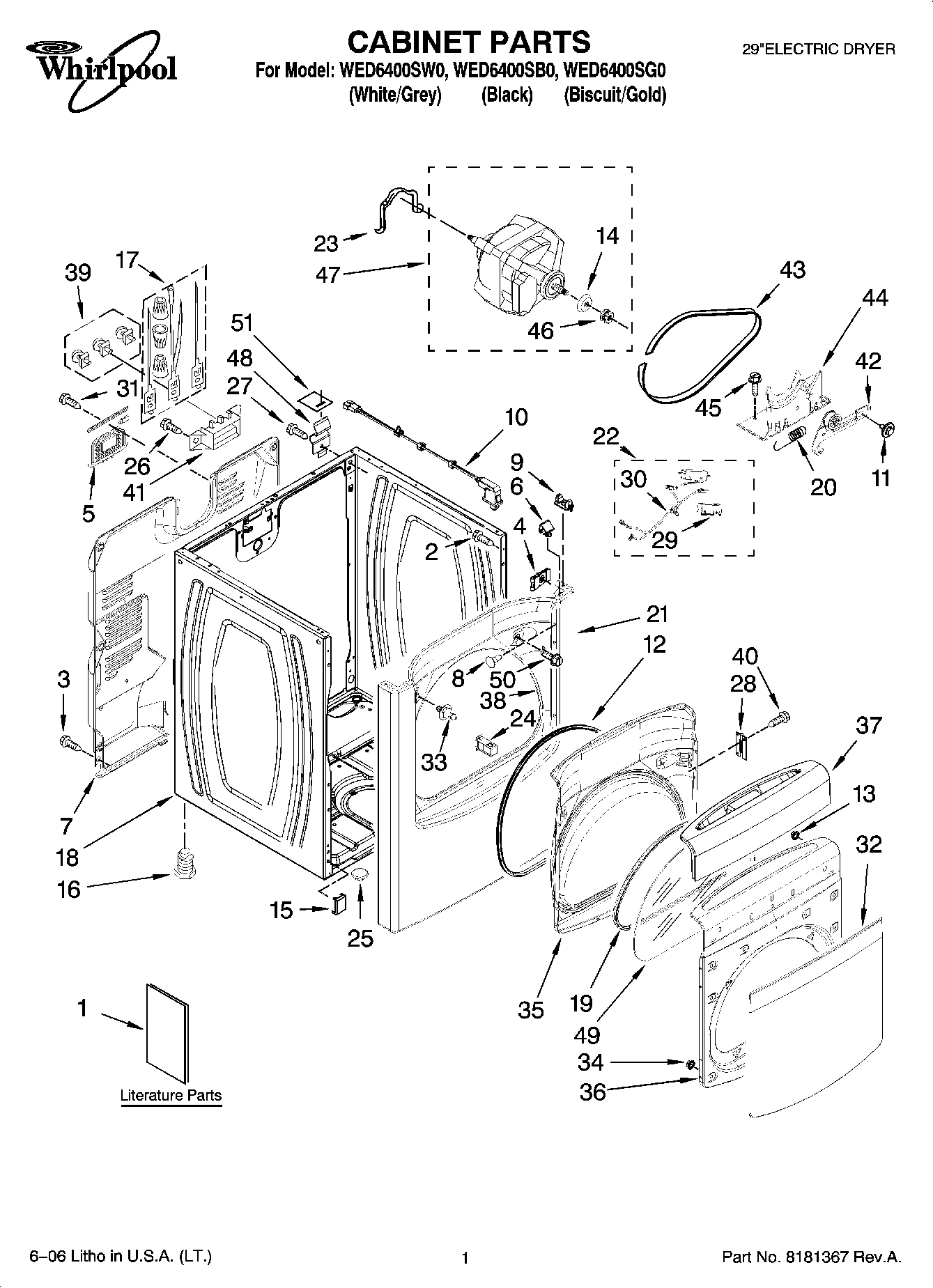 01 - CABINET PARTS