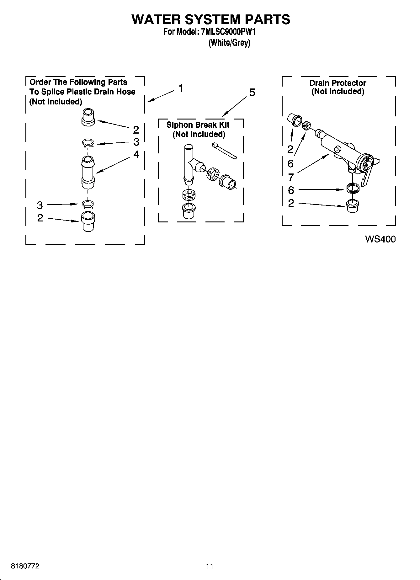 07 - WATER SYSTEM PARTS