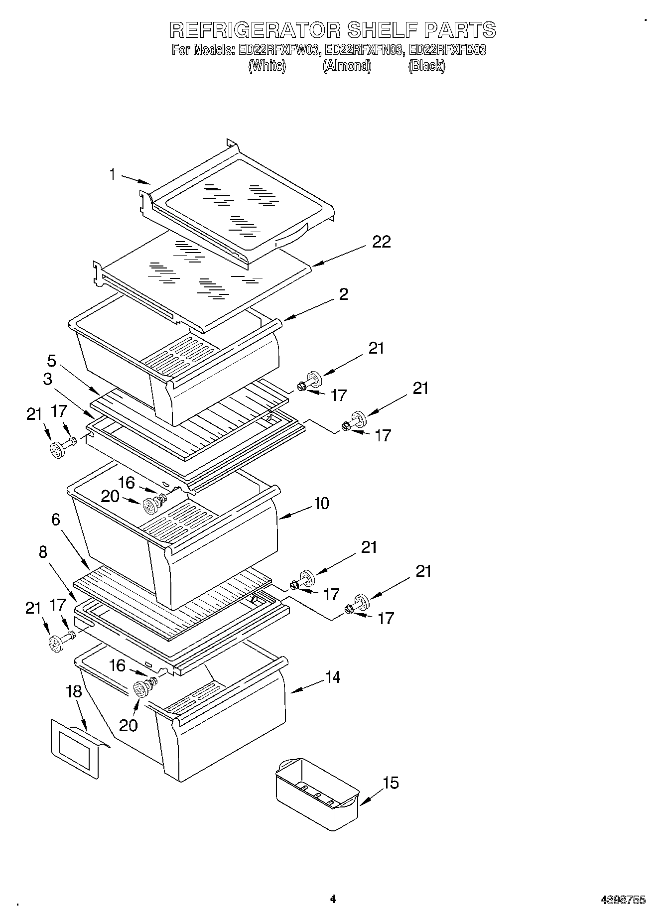 03 - REFRIGERATOR SHELF