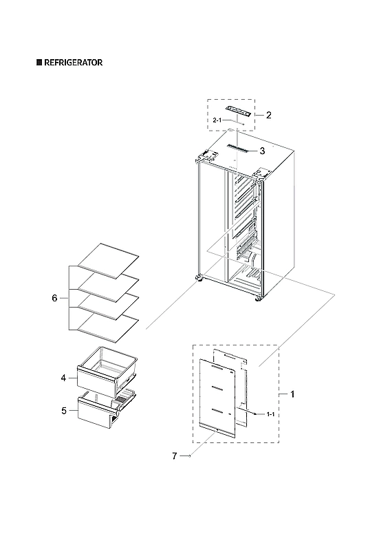 REFRIGERATOR PARTS