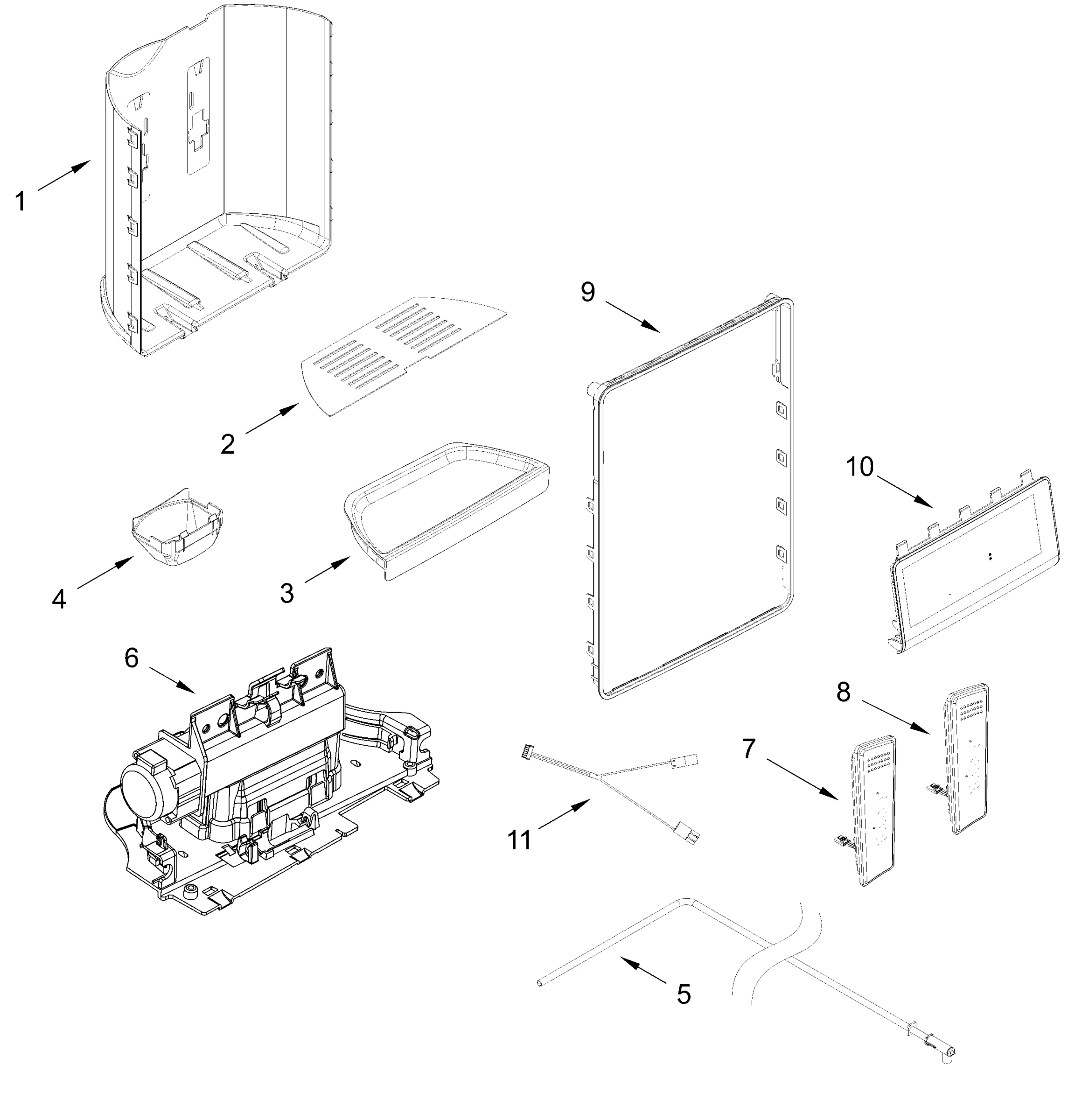DISPENSER PARTS