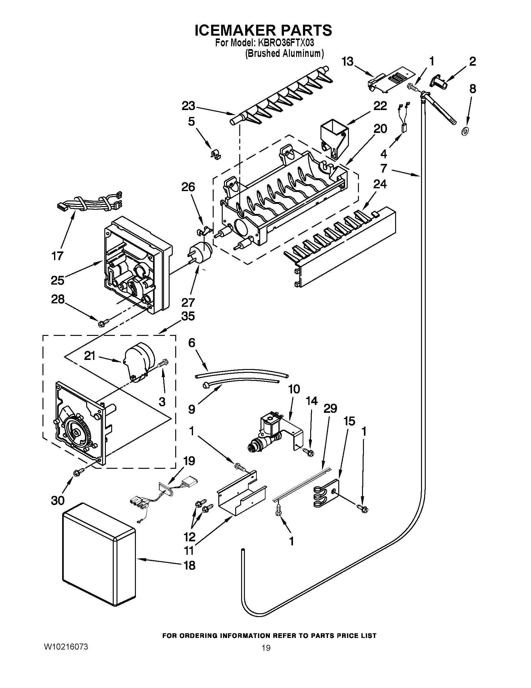 11 - ICEMAKER PARTS