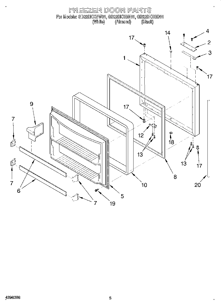 03 - FREEZER DOOR