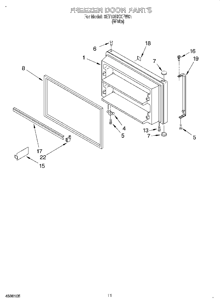 06 - FREEZER DOOR, LIT/OPTIONAL