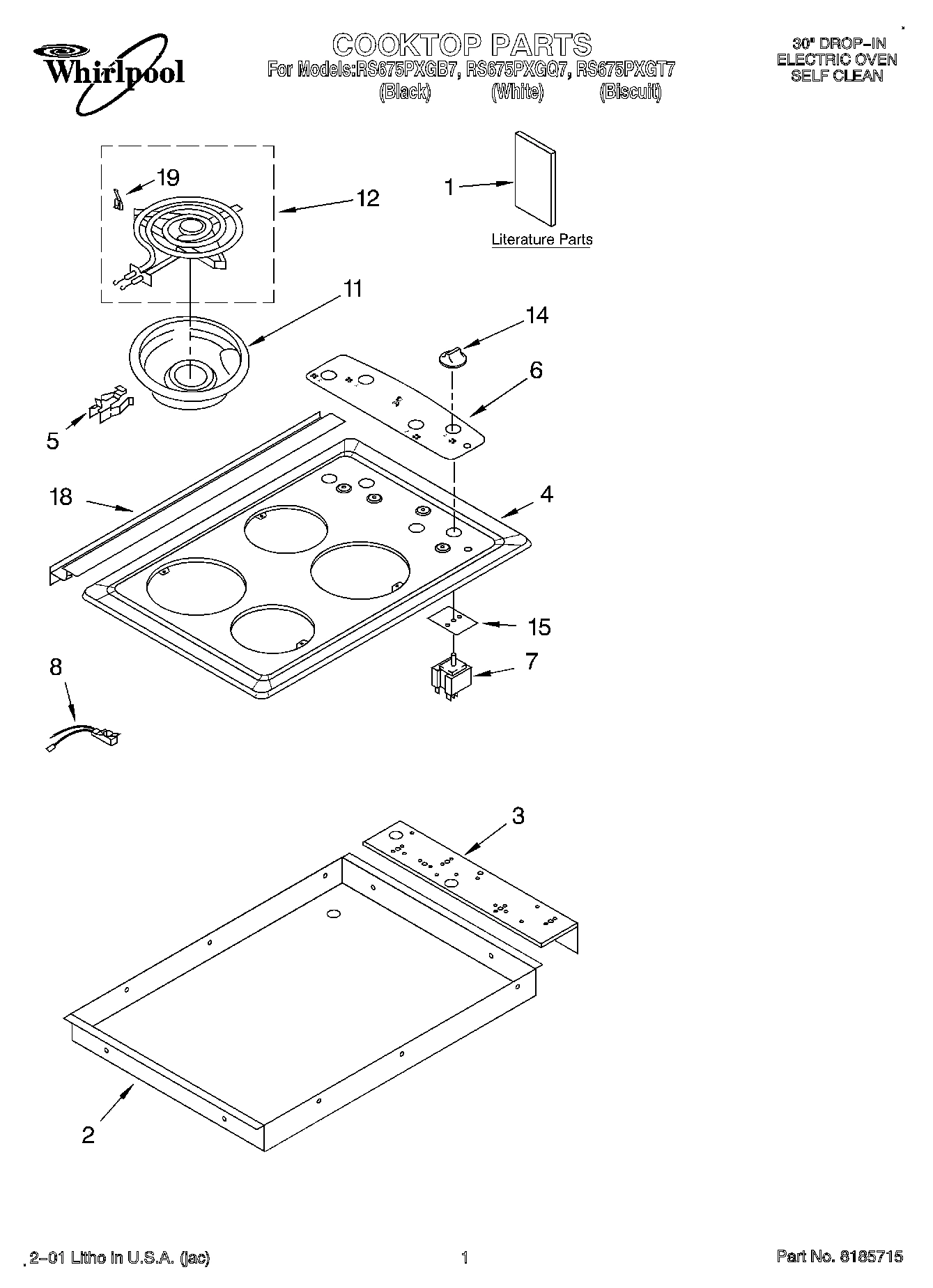 01 - COOKTOP, LITERATURE