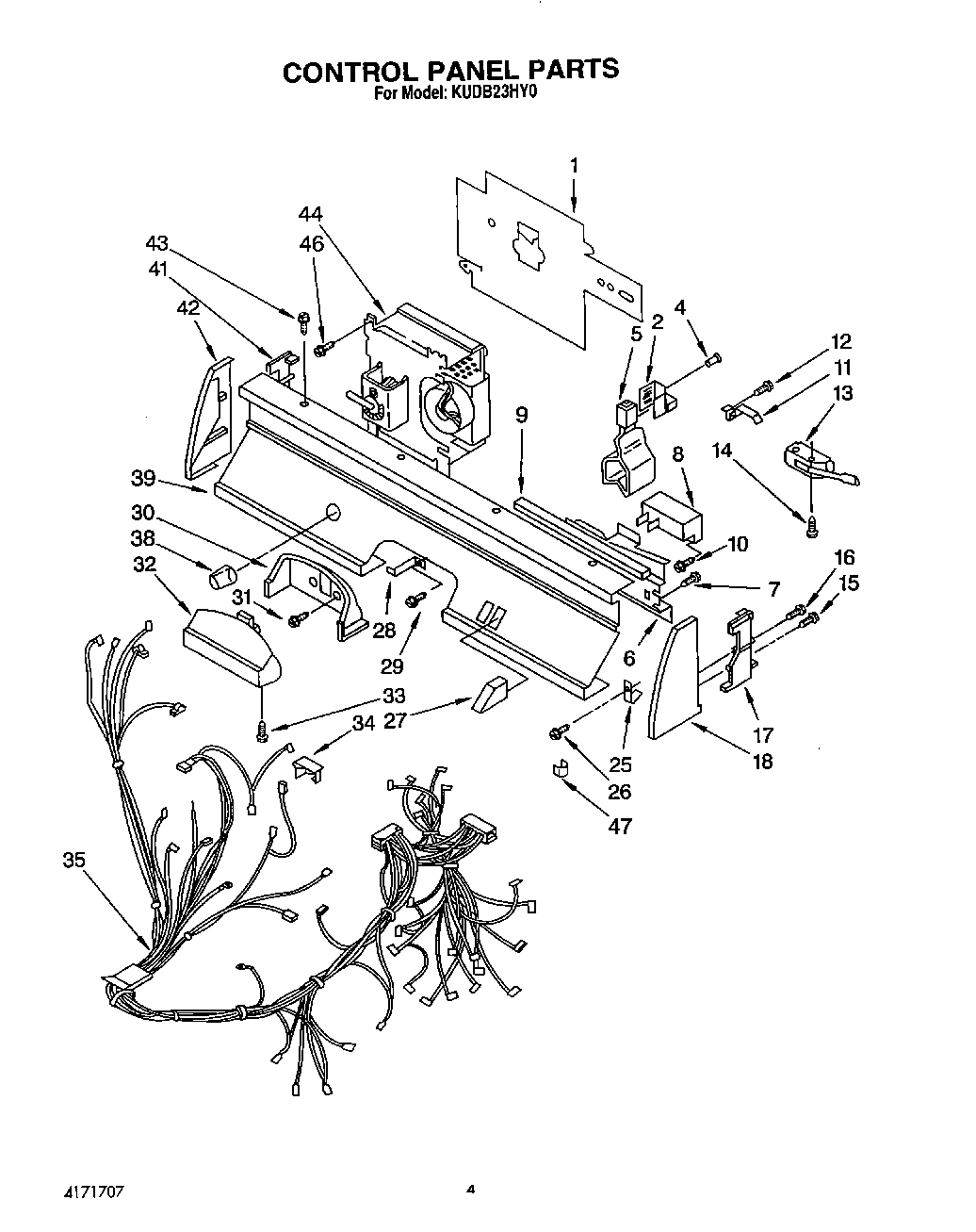 04 - CONTROL PANEL, LIT/OPTIONAL