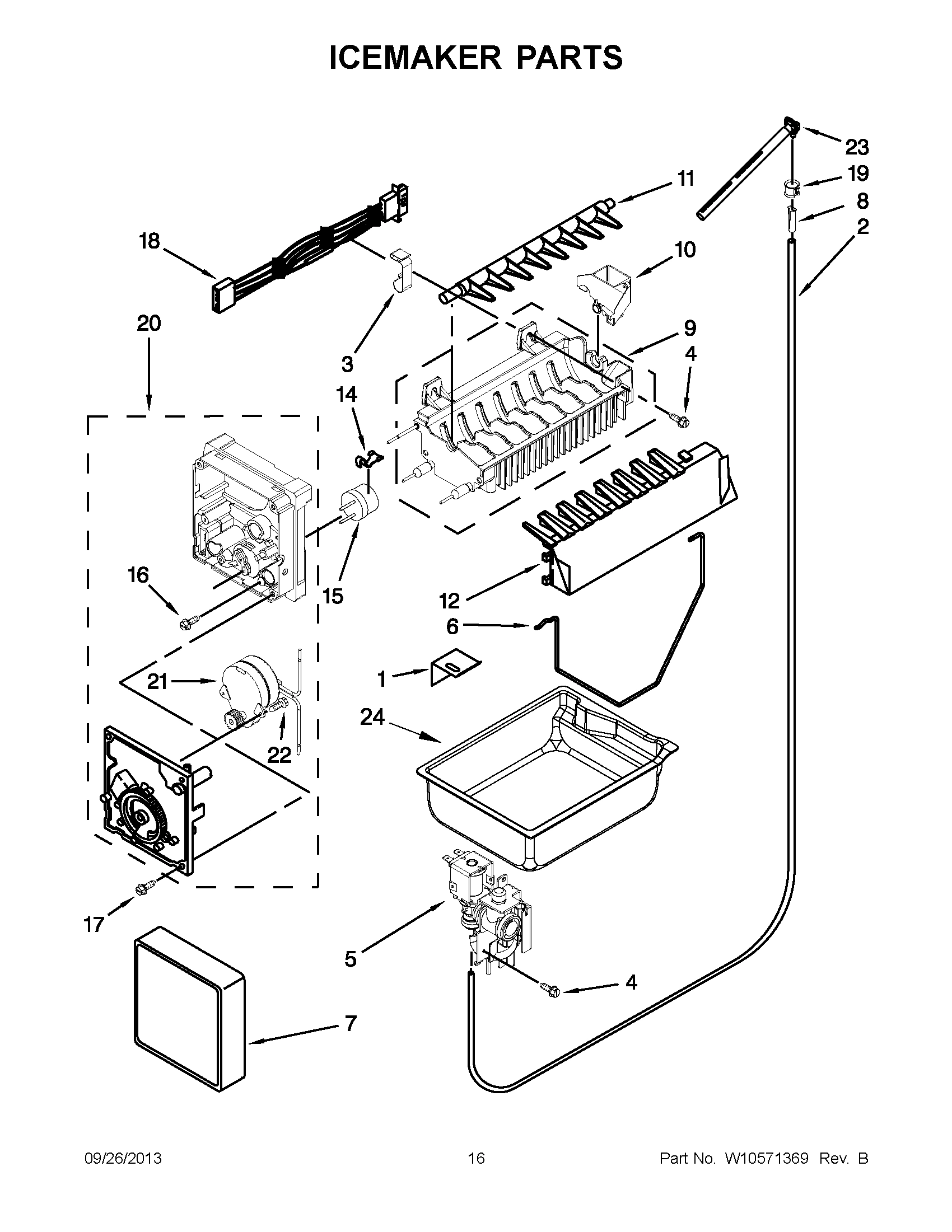 09 - ICEMAKER PARTS