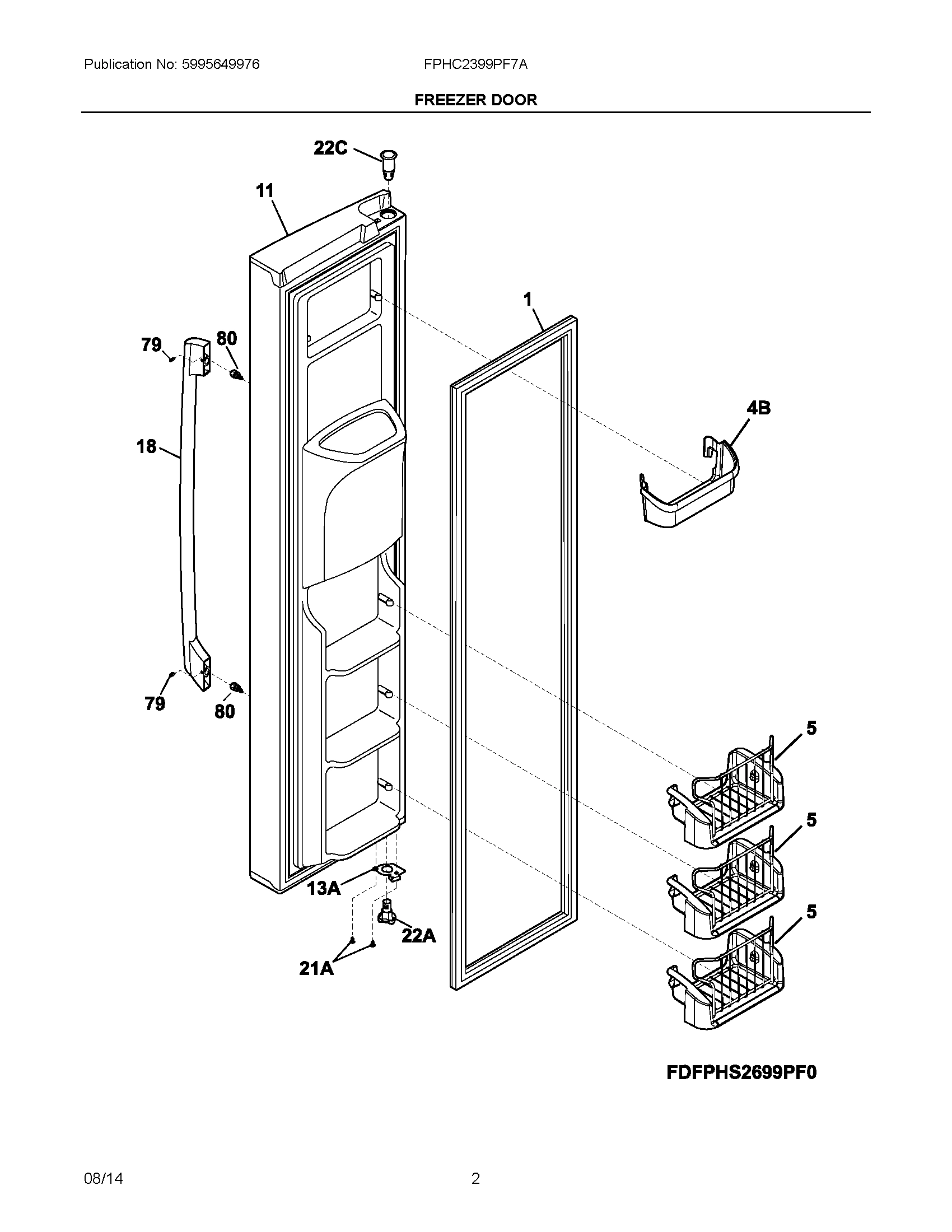02 - FREEZER DOOR
