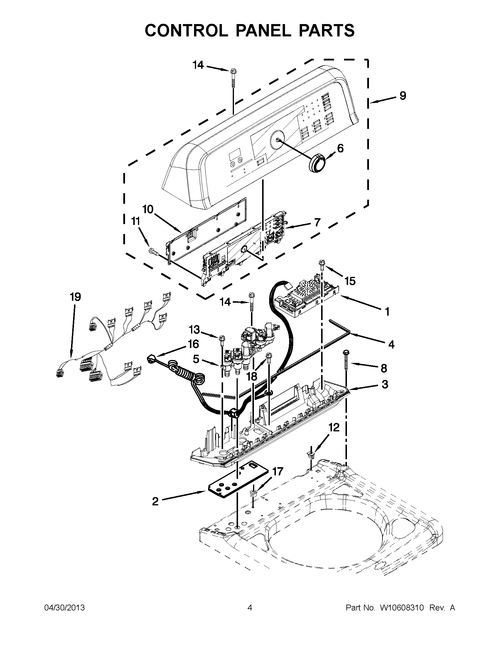 02 - CONTROL PANEL PARTS