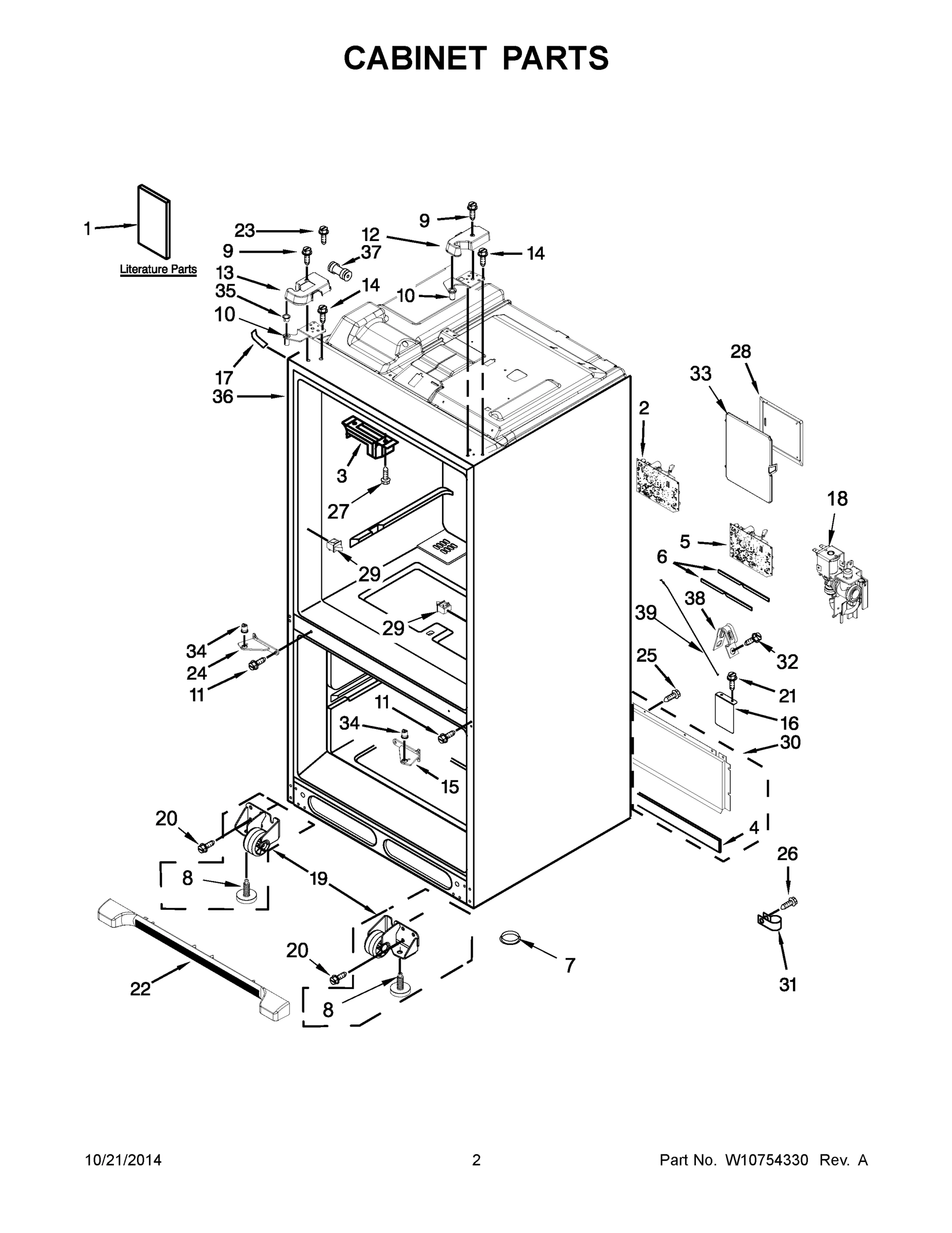 02 - CABINET PARTS