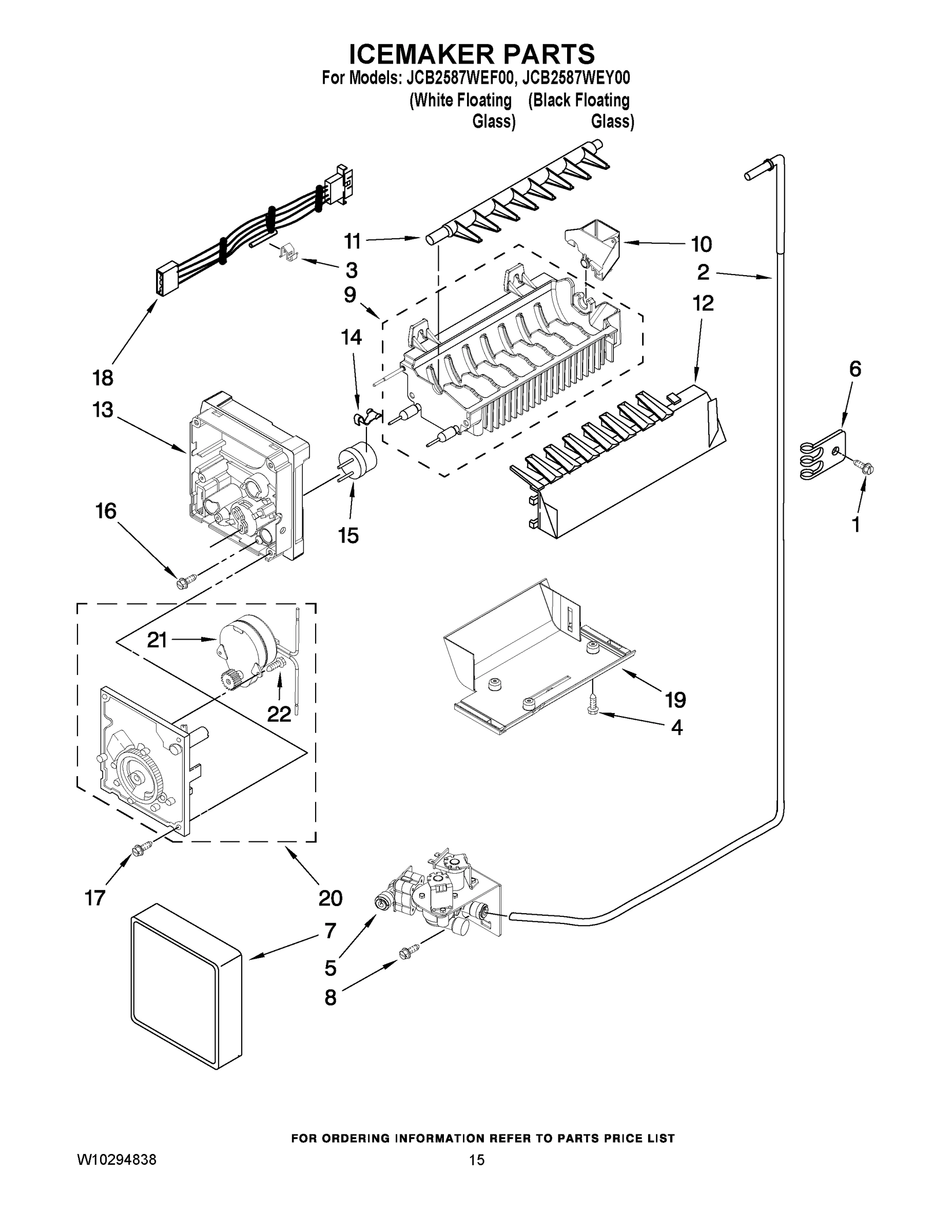 10 - ICEMAKER PARTS