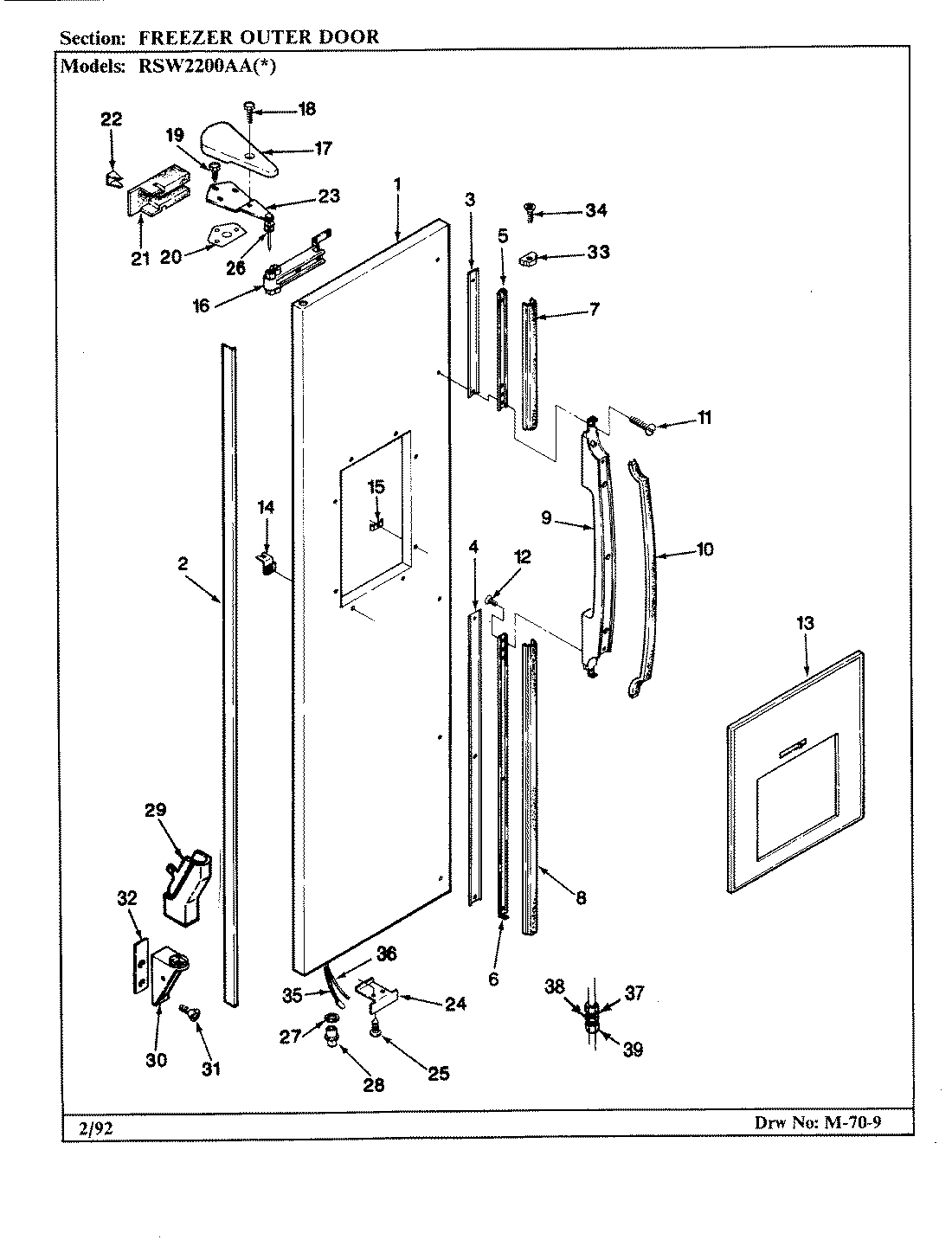 03 - FREEZER OUTER DOOR