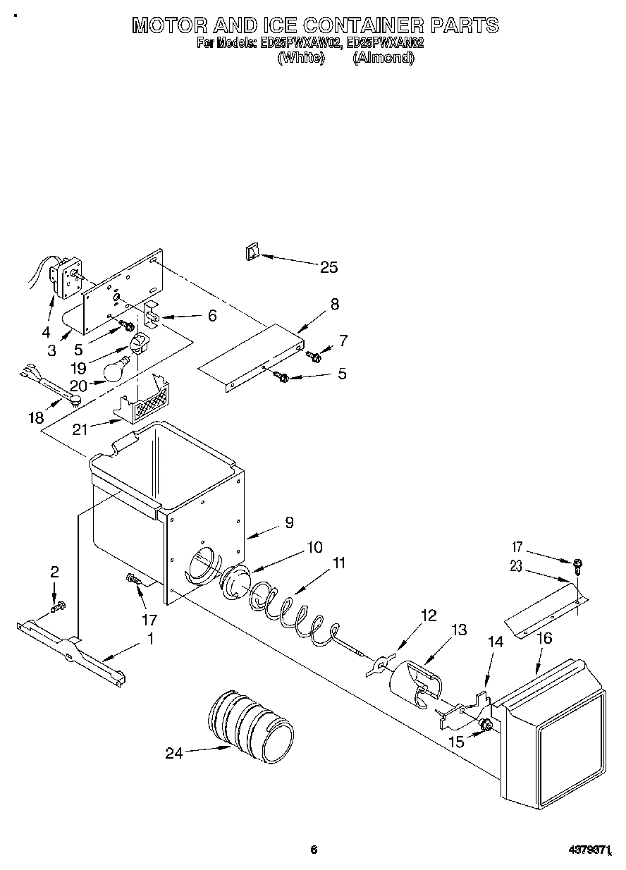05 - MOTOR AND ICE CONTAINER