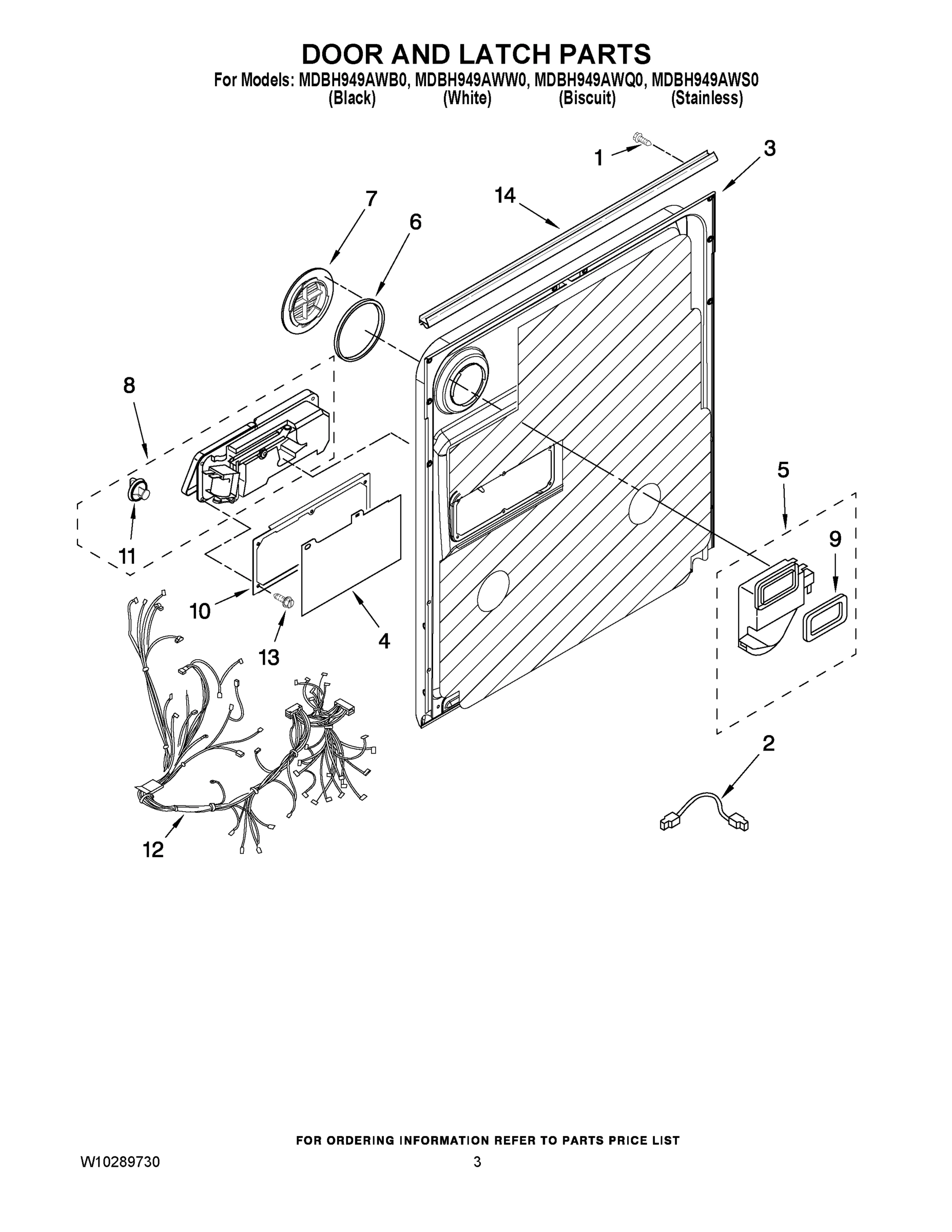 03 - DOOR AND LATCH PARTS