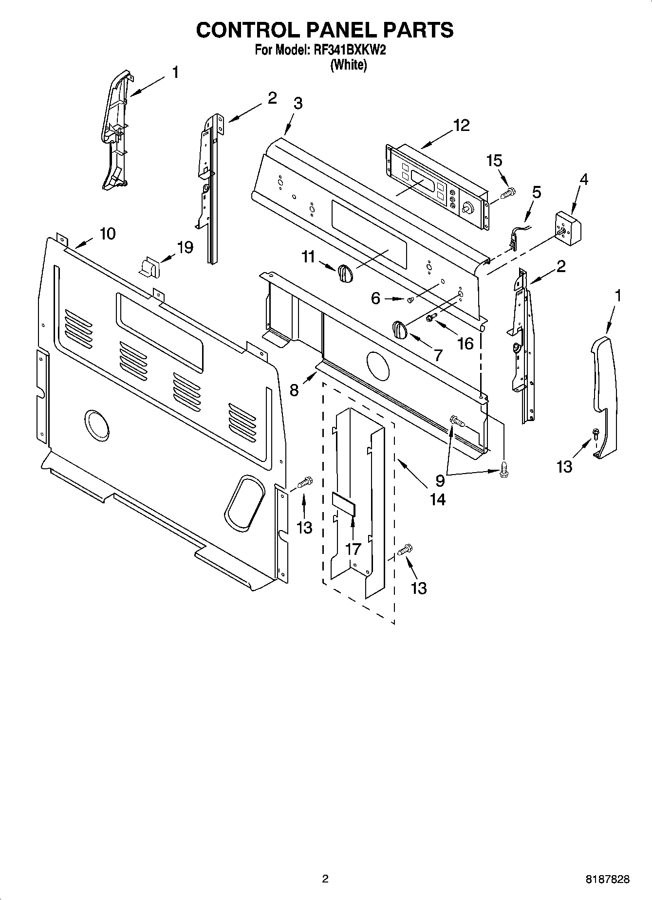 02 - CONTROL PANEL PARTS