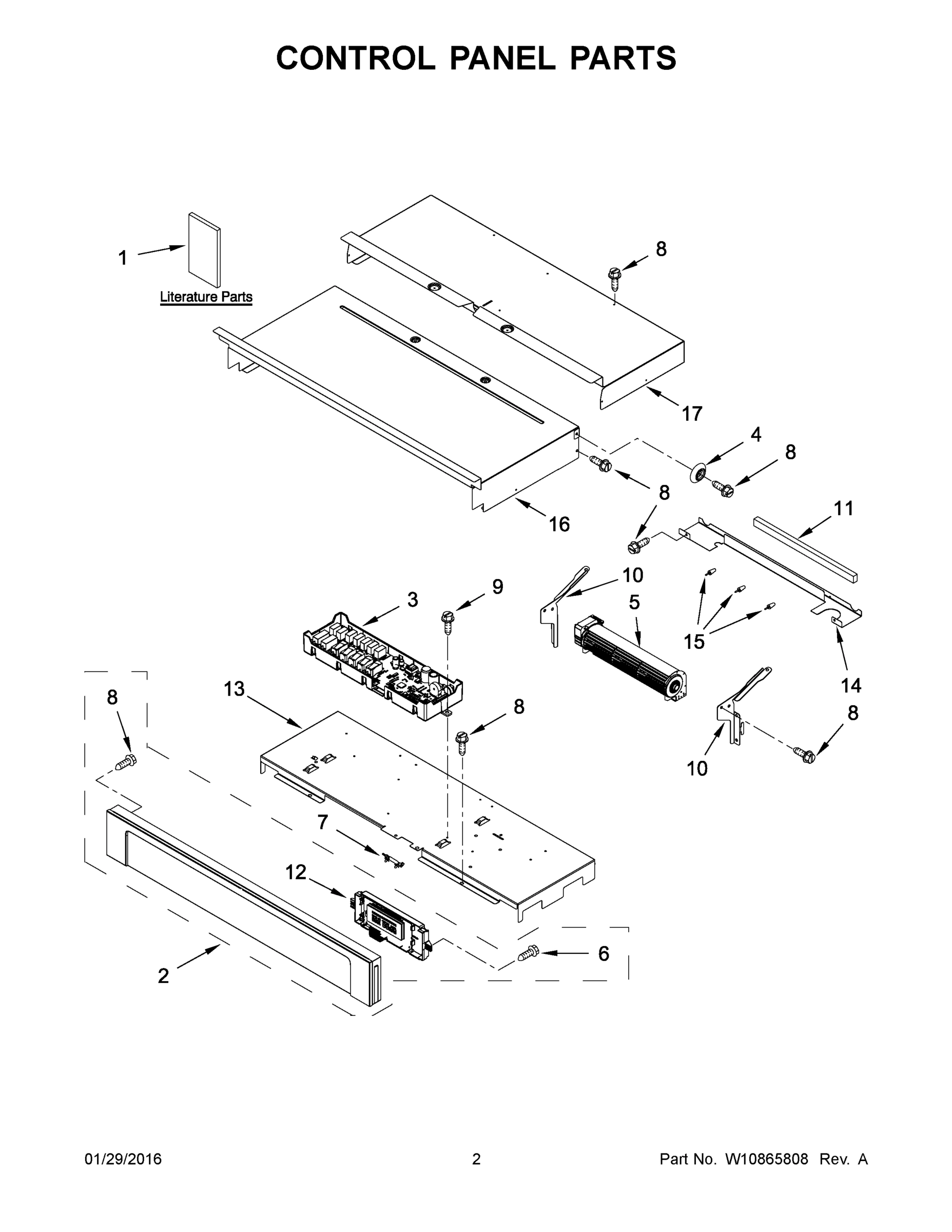 02 - CONTROL PANEL PARTS