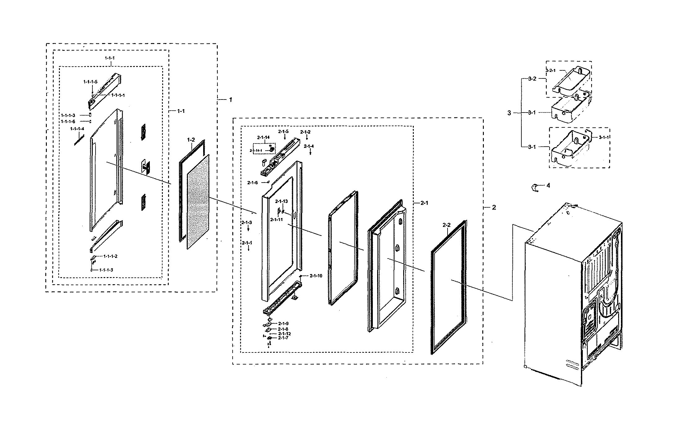 RIGHT REFRIGERATOR DOOR
