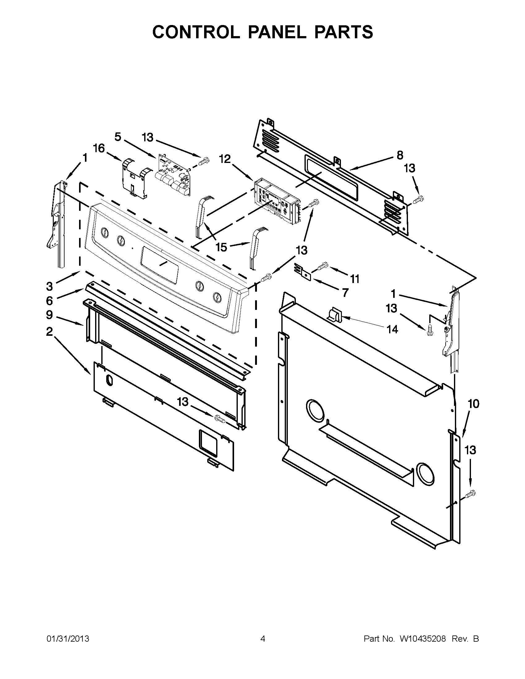 02 - CONTROL PANEL PARTS