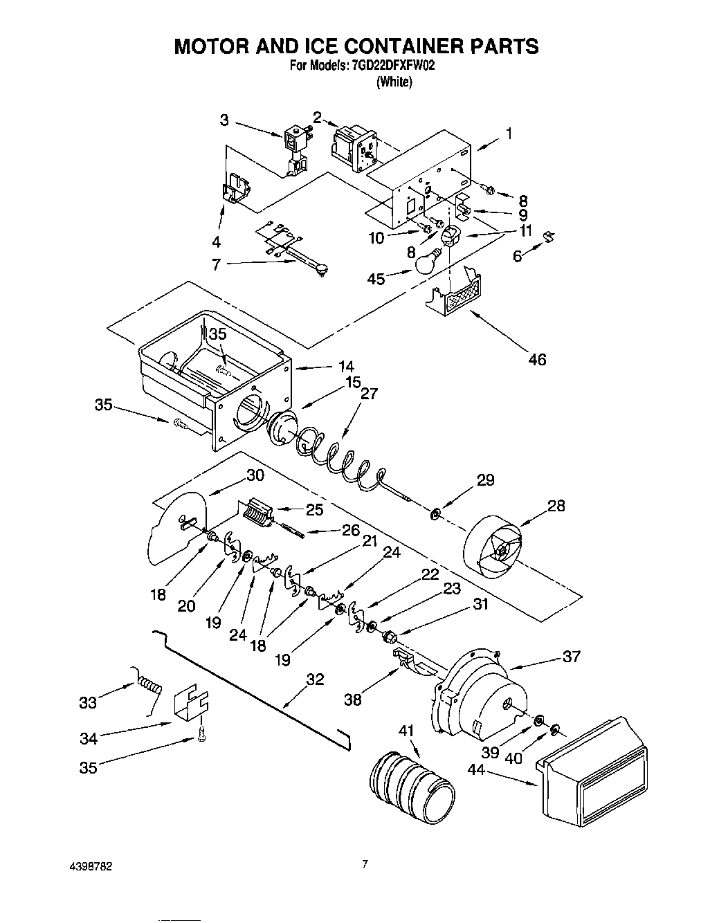 06 - MOTOR AND ICE CONTAINER