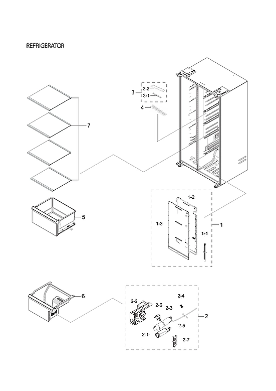 REFRIGERATOR PARTS