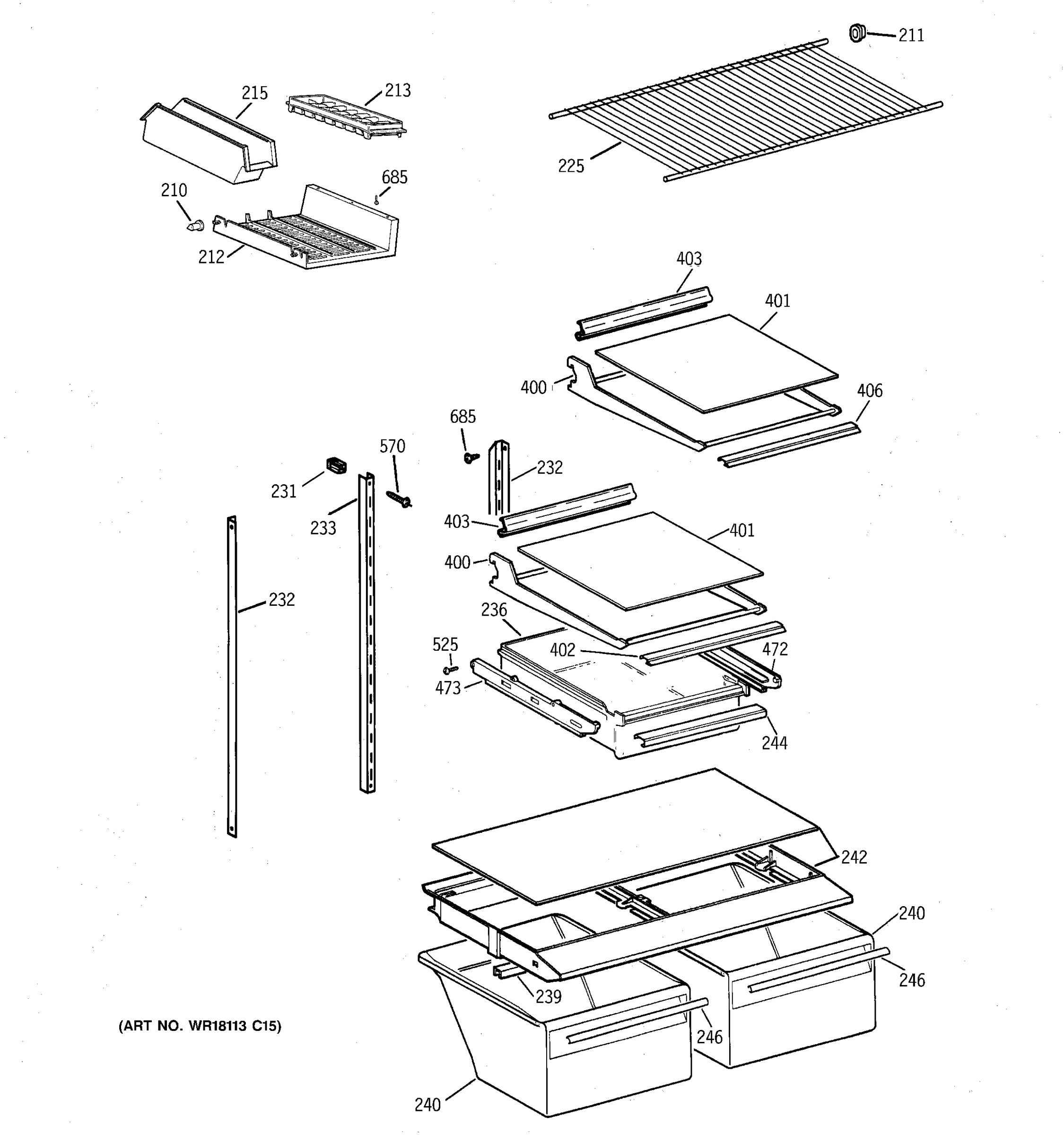 SHELF PARTS