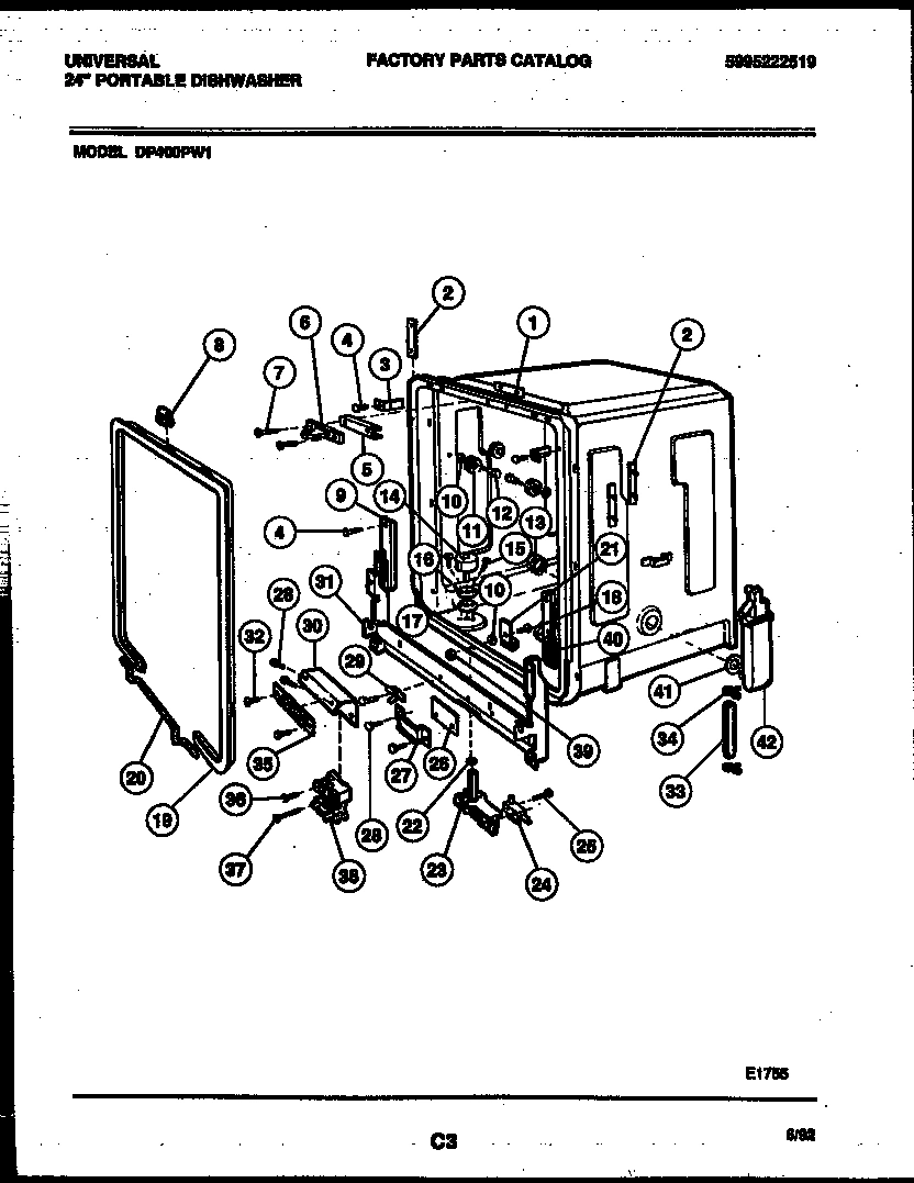 05 - TUB AND FRAME PARTS