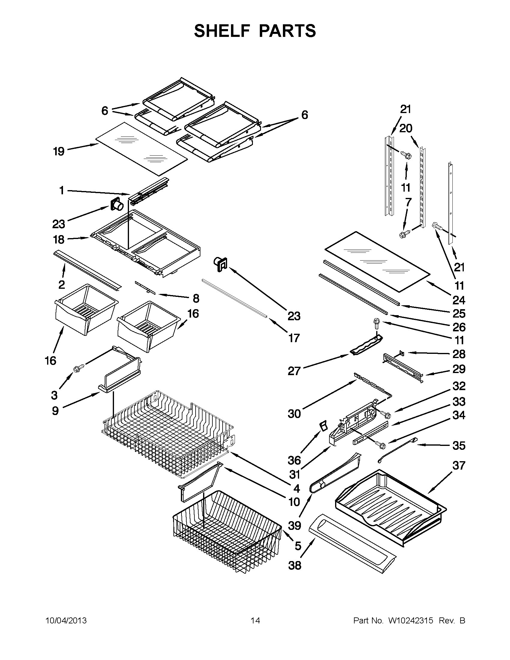 08 - SHELF PARTS
