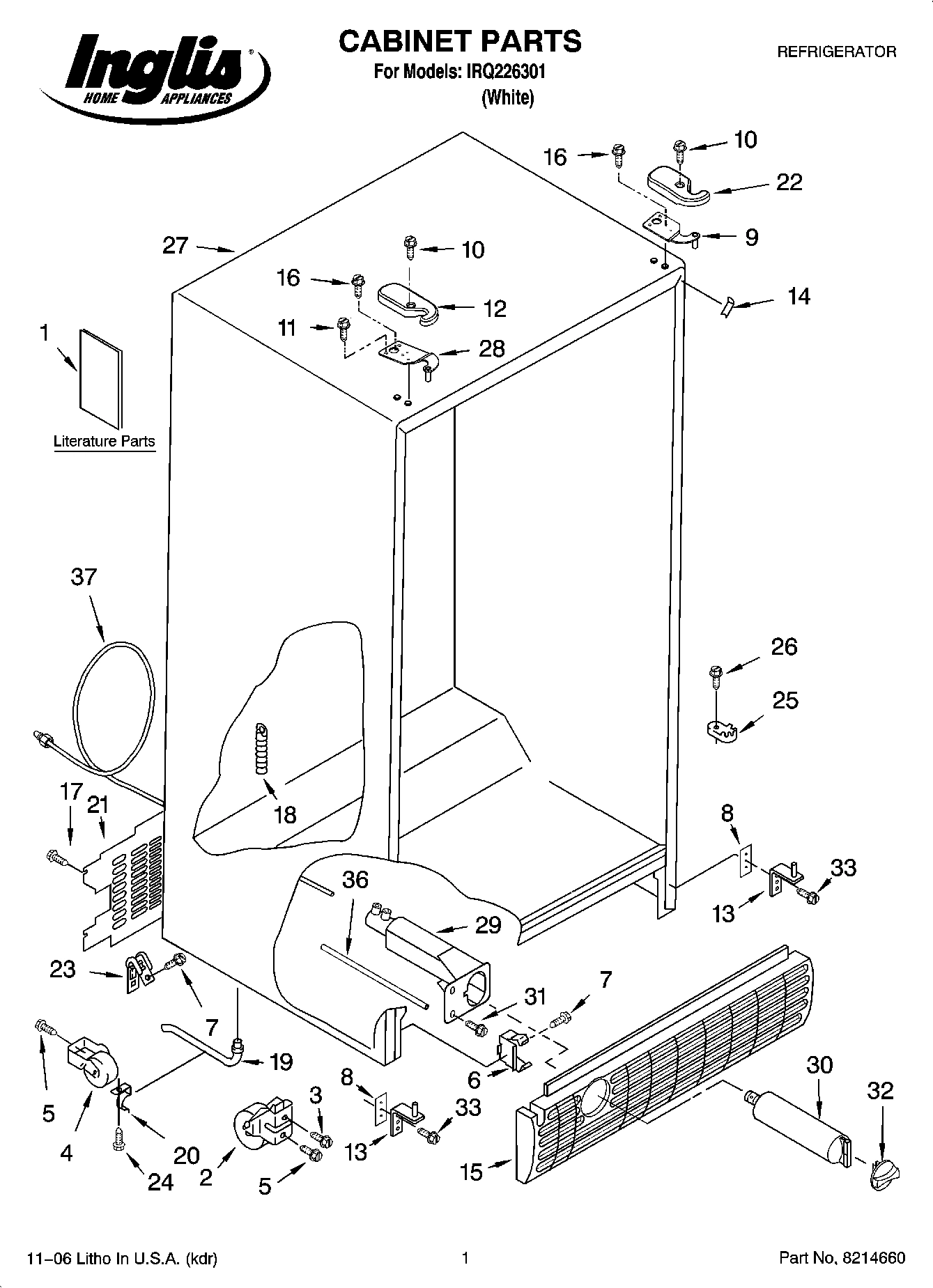01 - CABINET PARTS