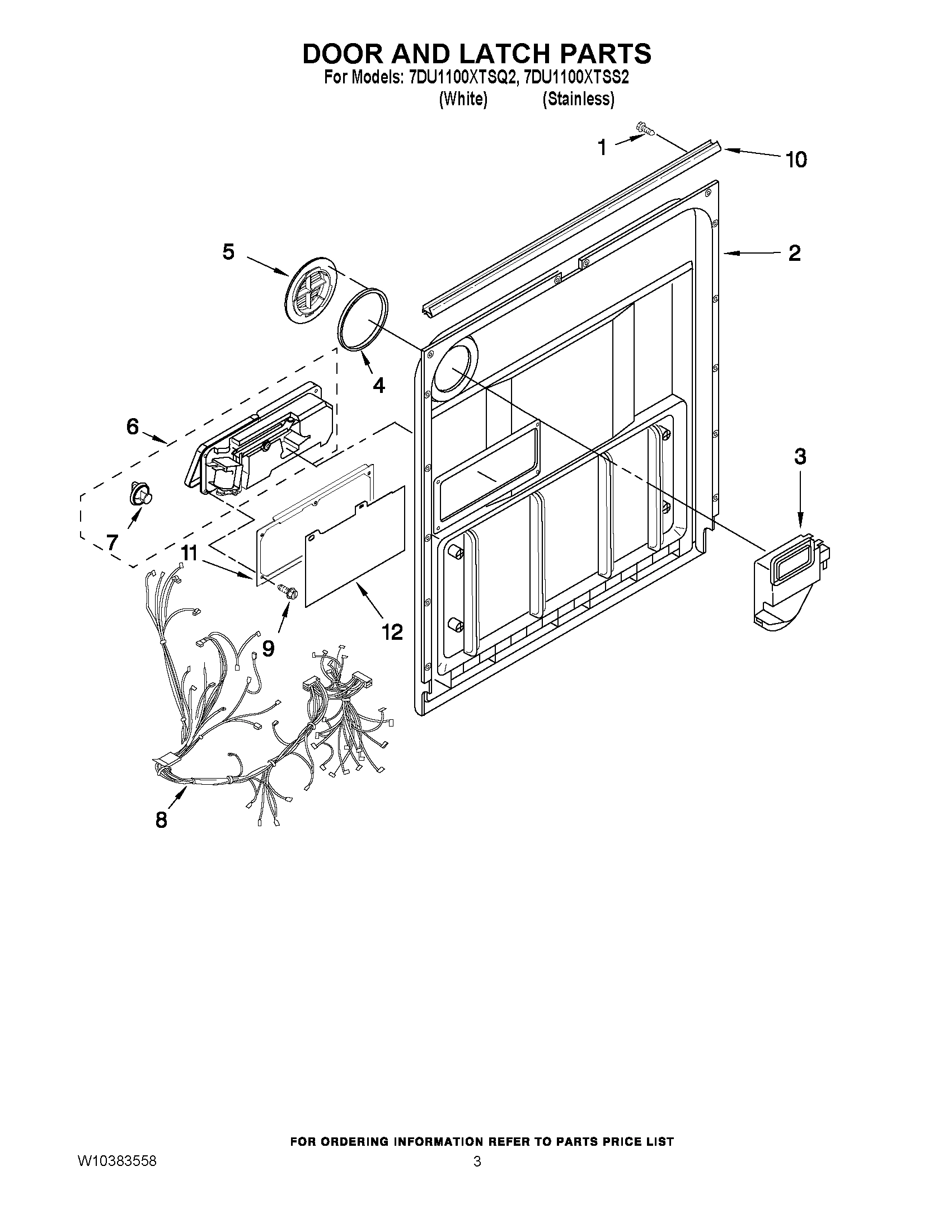 03 - DOOR AND LATCH PARTS